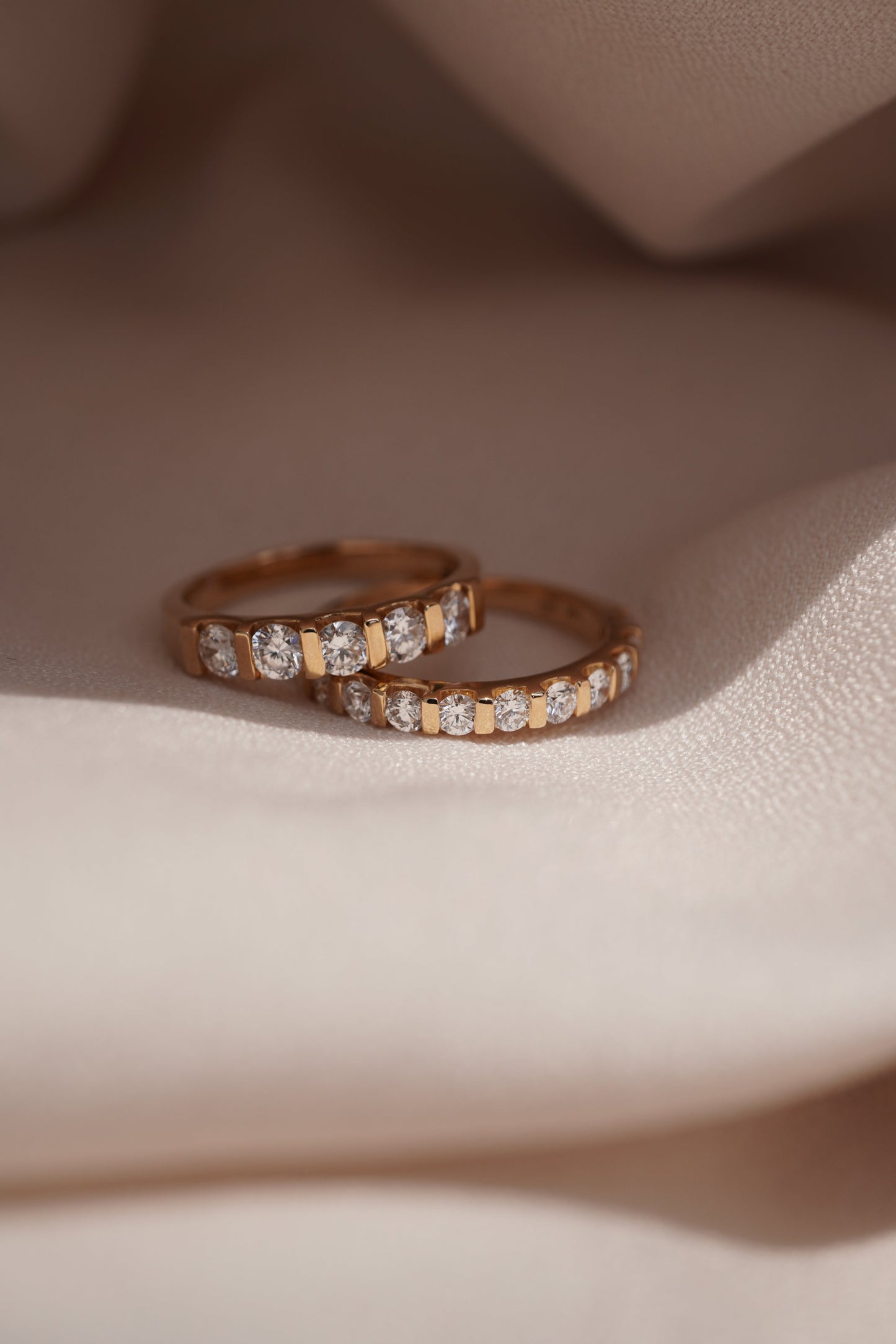 0.37 CT Round Full Eternity Lab Grown Diamond Wedding Band
