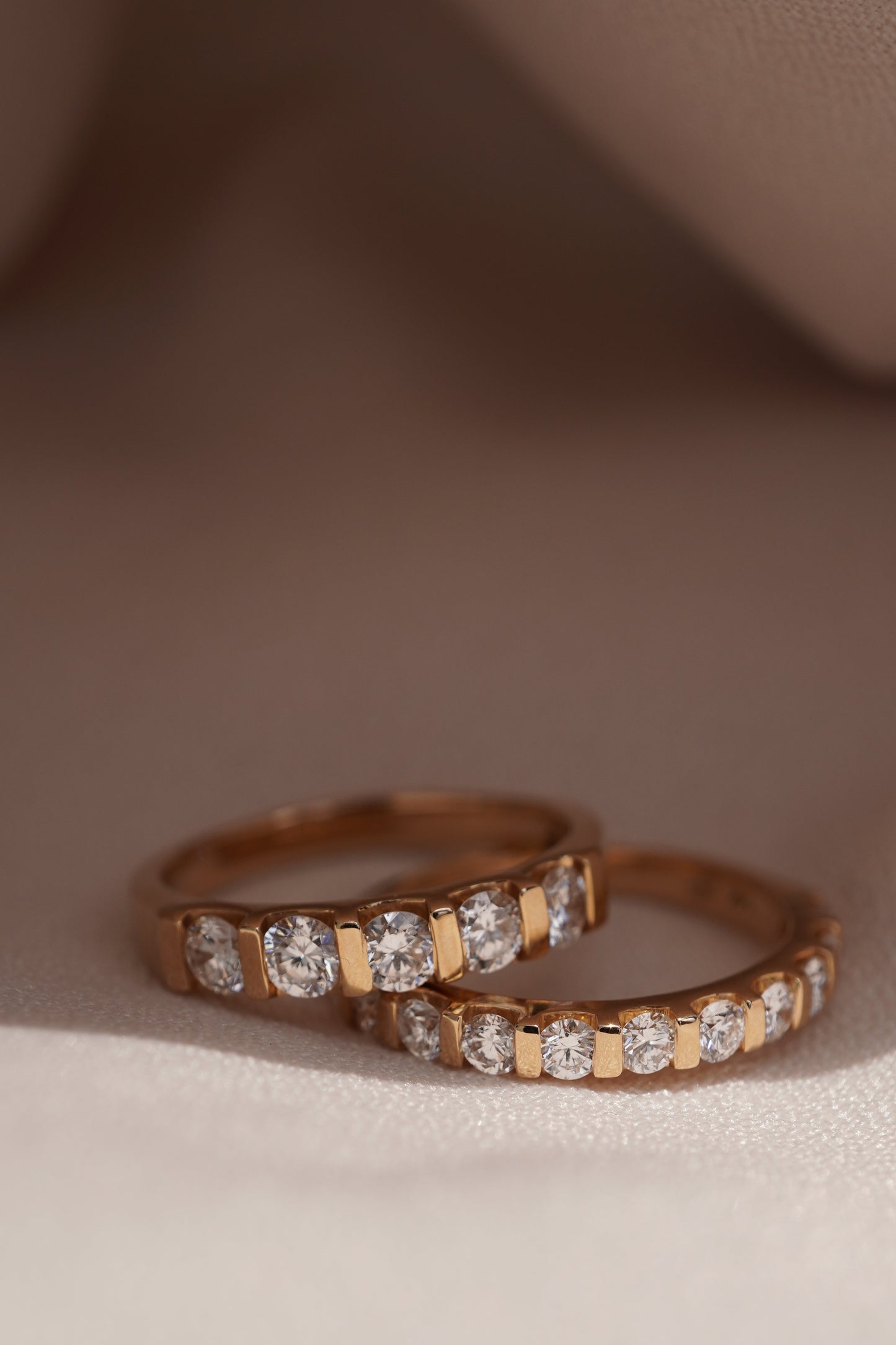 0.37 CT Round Full Eternity Lab Grown Diamond Wedding Band