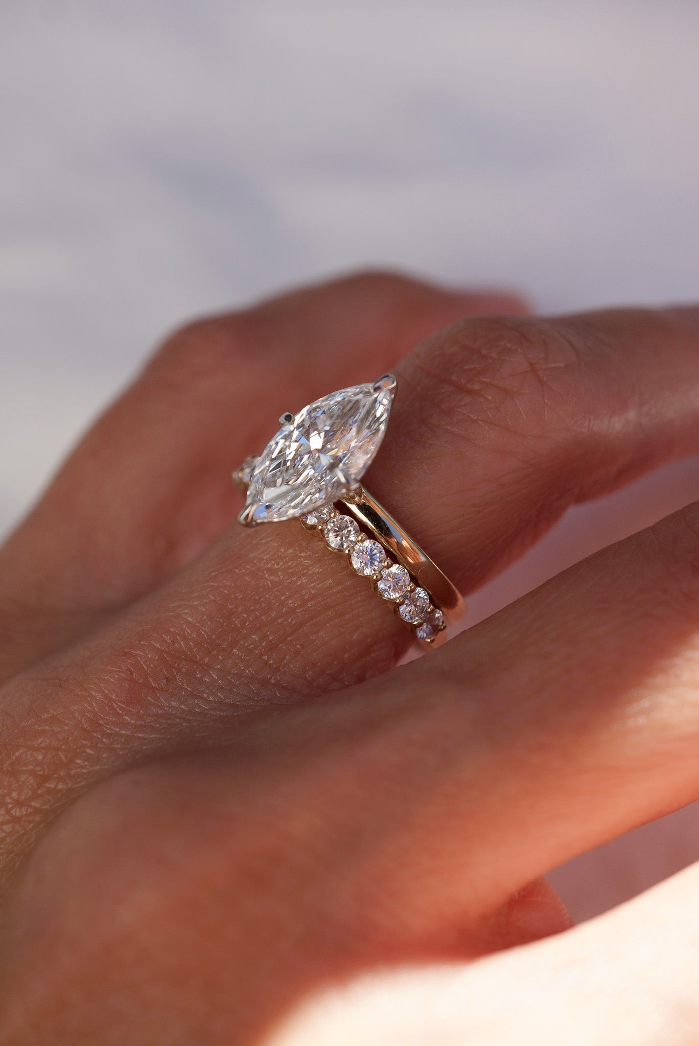 0.37 CT Round Full Eternity Lab Grown Diamond Wedding Band