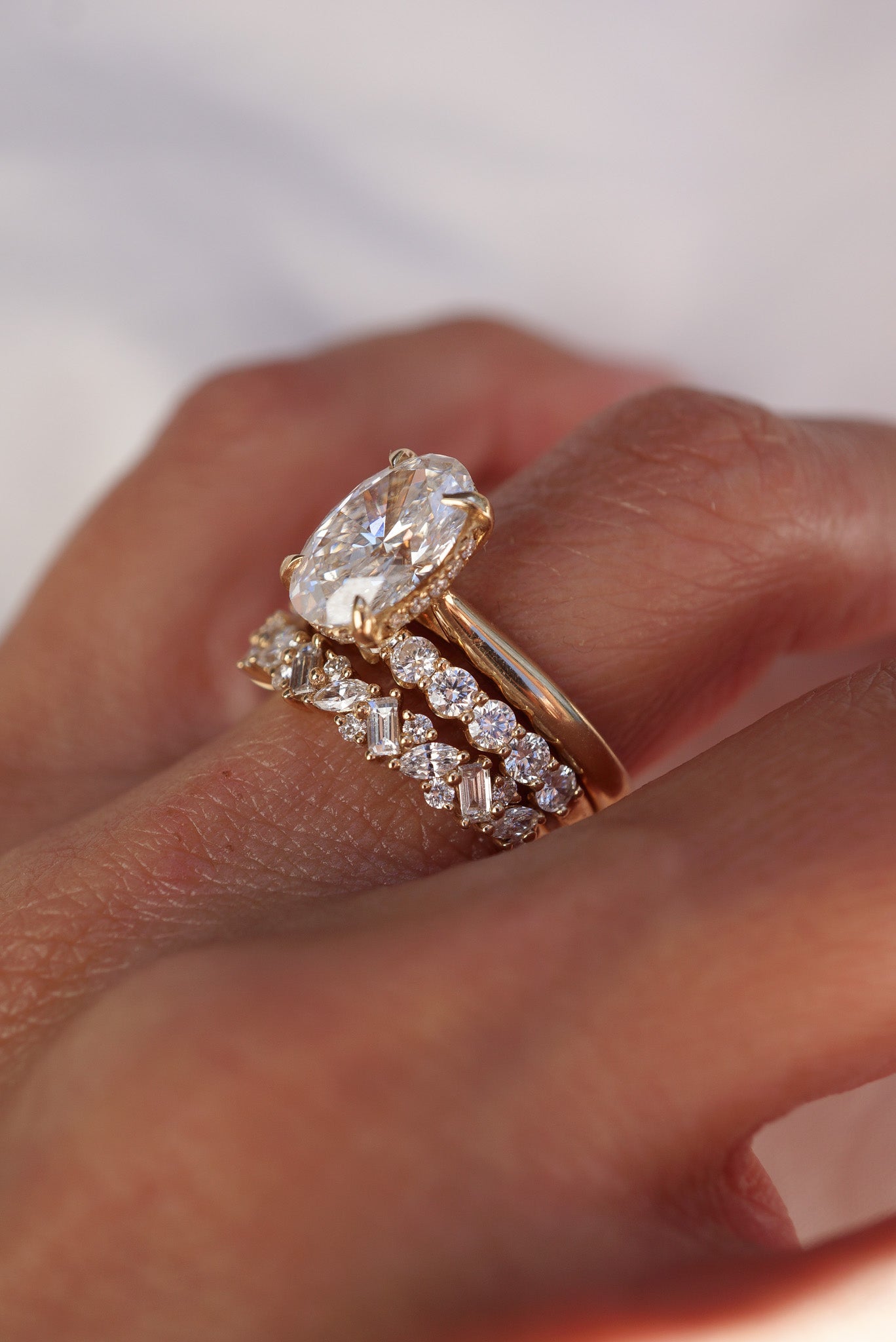 0.37 CT Round Full Eternity Lab Grown Diamond Wedding Band