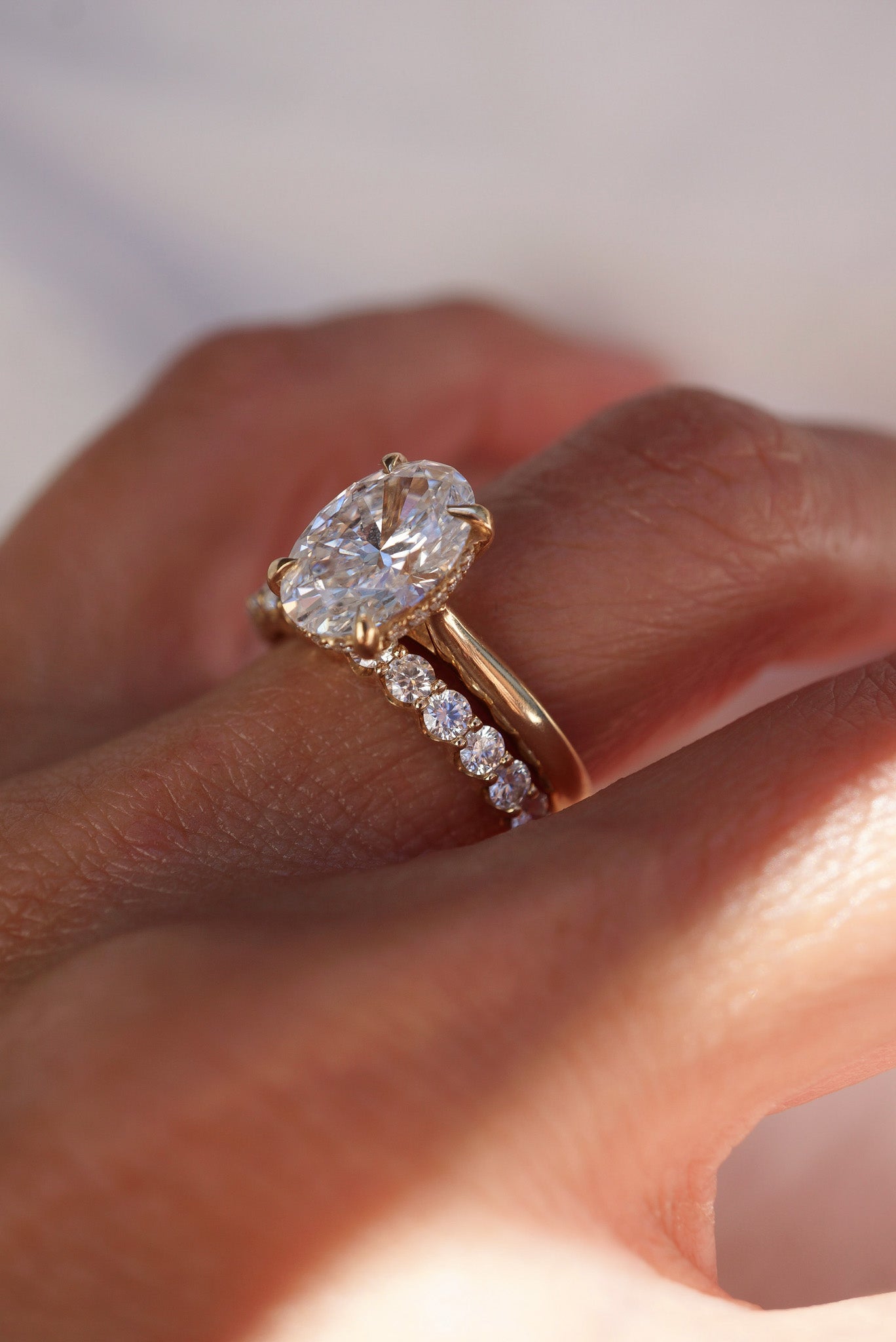 0.37 CT Round Full Eternity Lab Grown Diamond Wedding Band