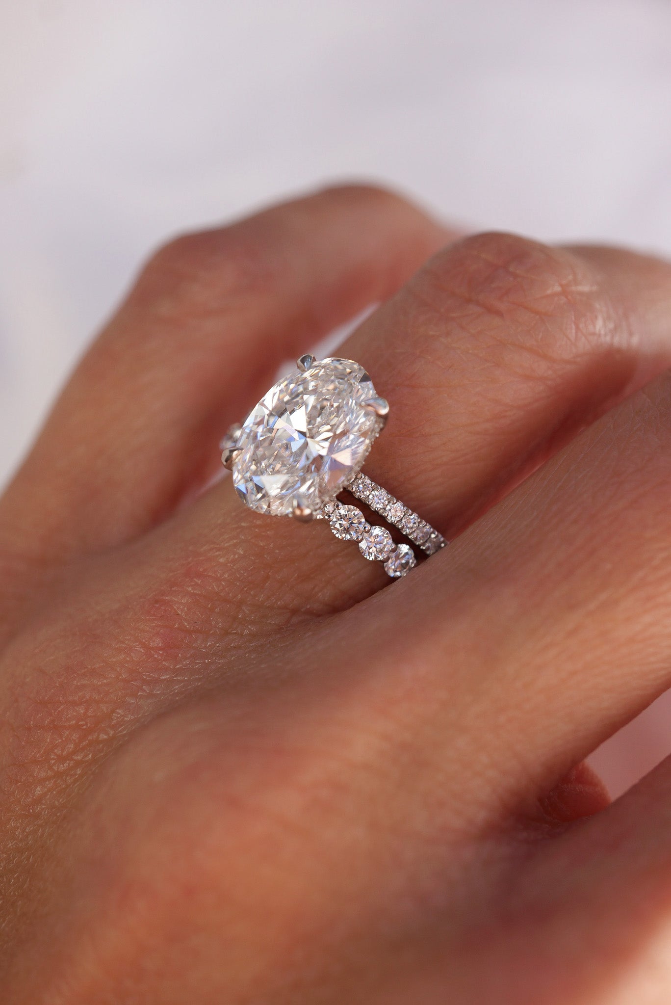 0.37 CT Round Full Eternity Lab Grown Diamond Wedding Band
