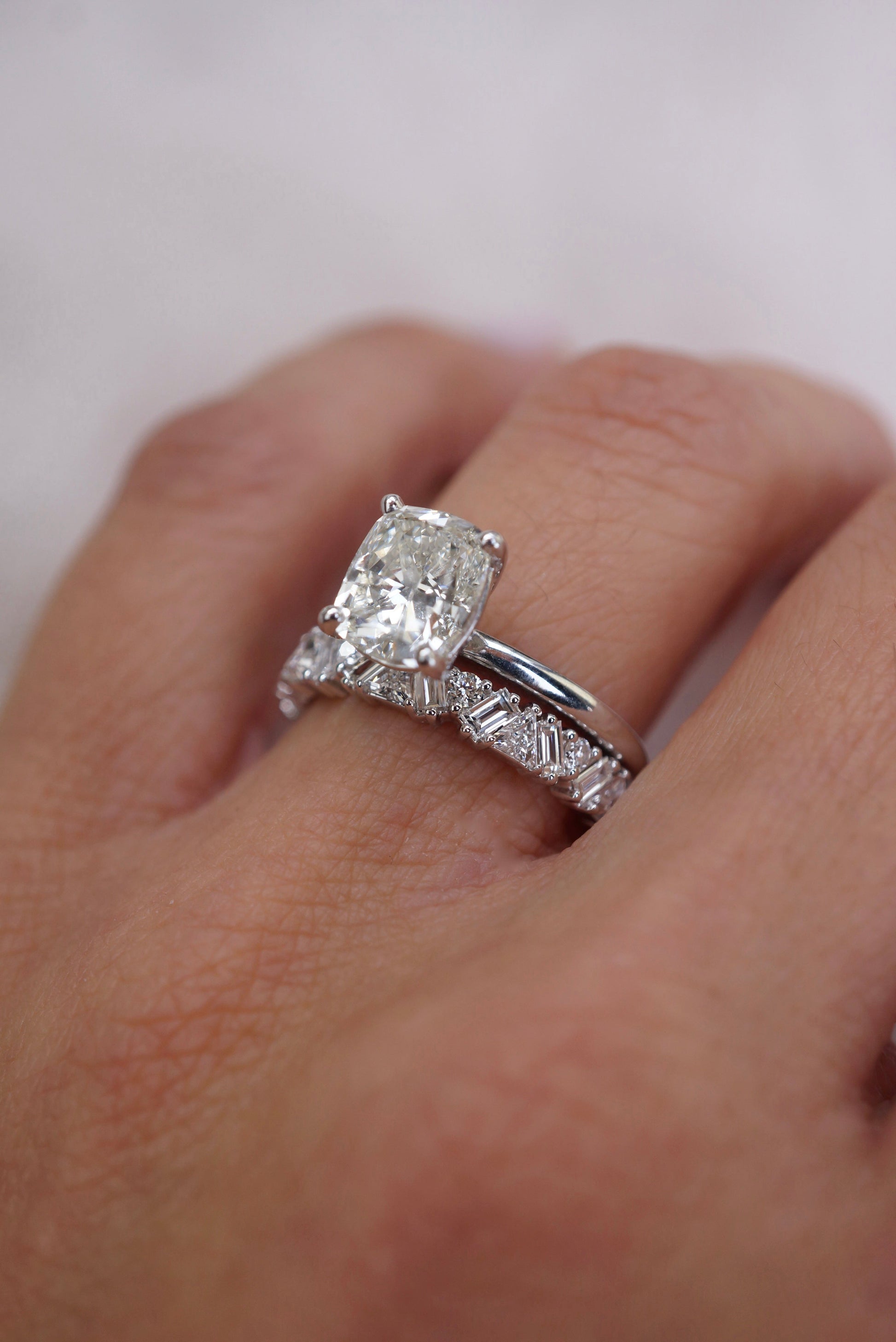 0.37 CT Round Full Eternity Lab Grown Diamond Wedding Band