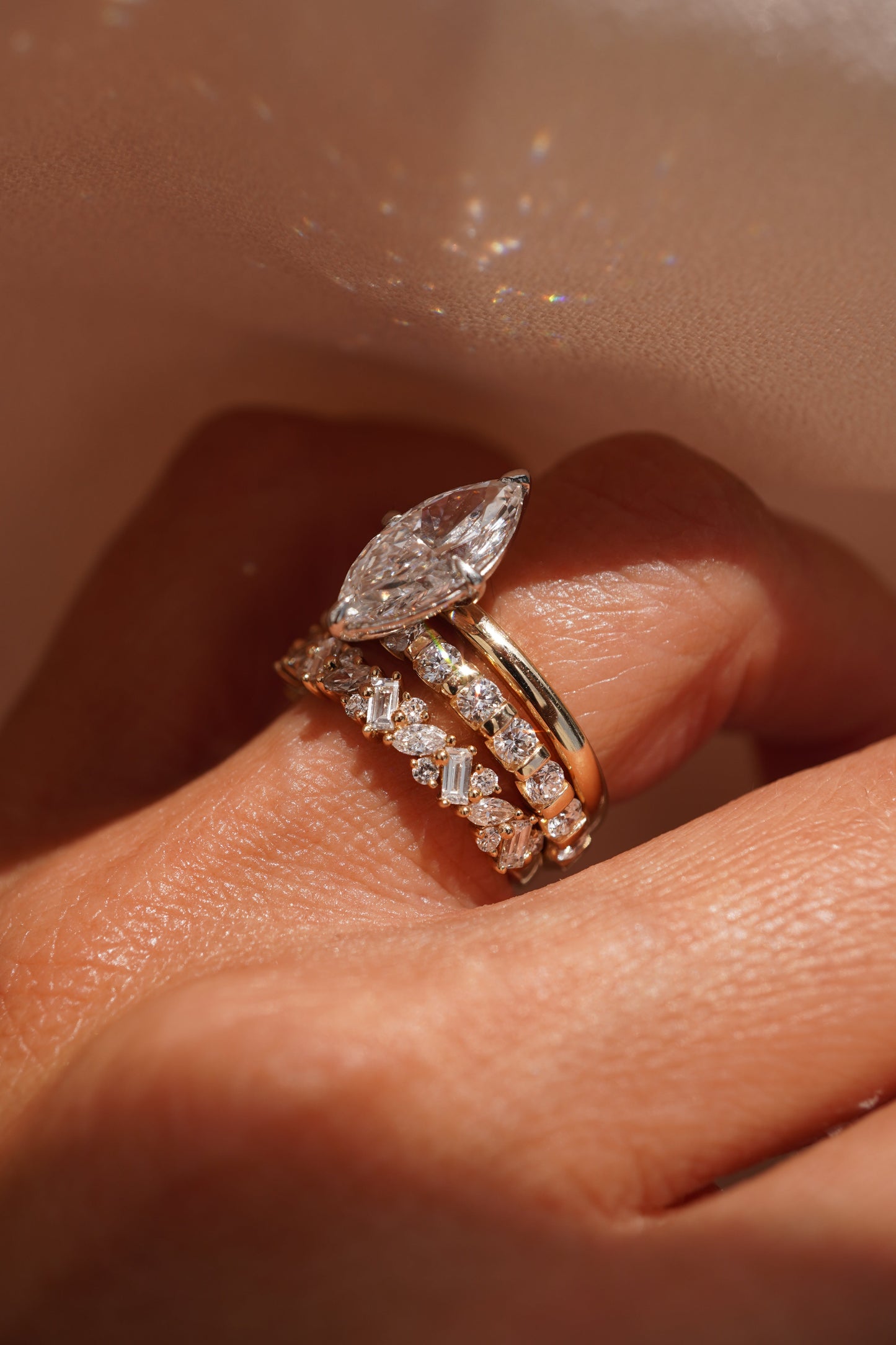 0.37 CT Round Full Eternity Lab Grown Diamond Wedding Band