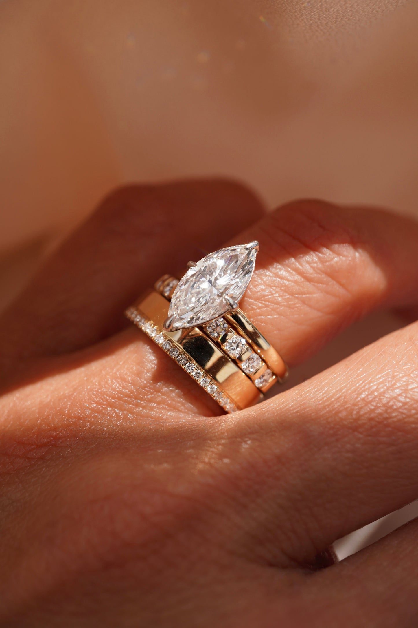 0.37 CT Round Full Eternity Lab Grown Diamond Wedding Band