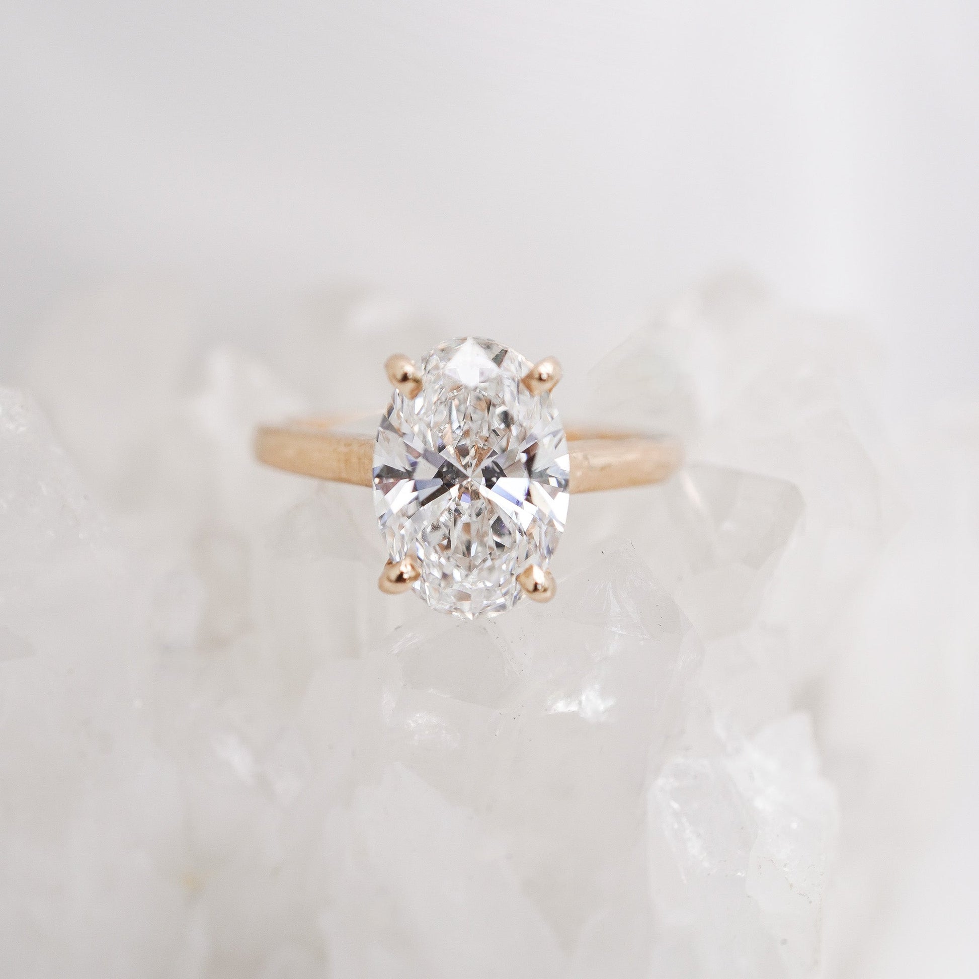 2 CT Round Three Stones Lab Grown Diamond Engagement Ring