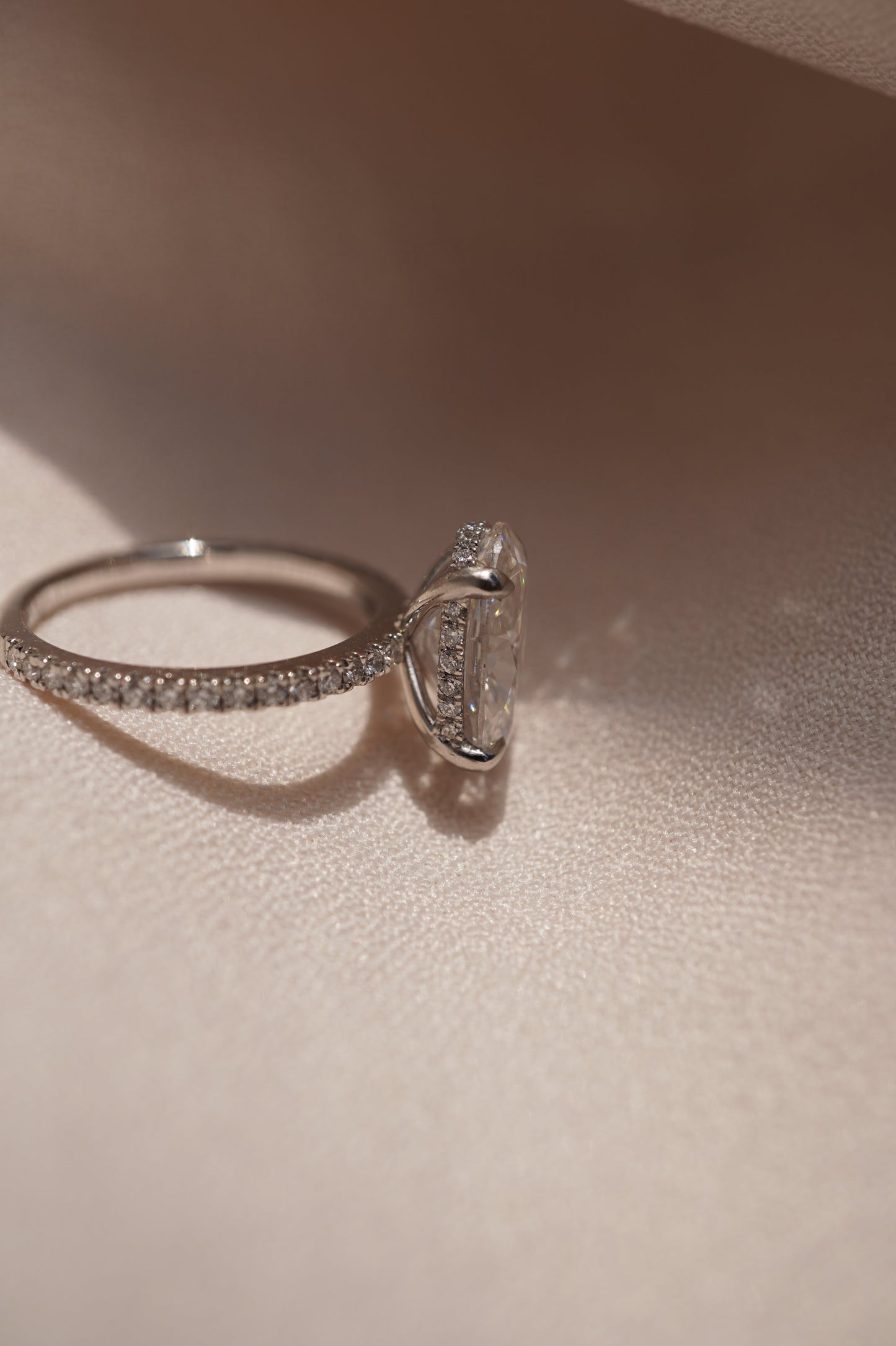 2 CT Round Three Stones Lab Grown Diamond Engagement Ring