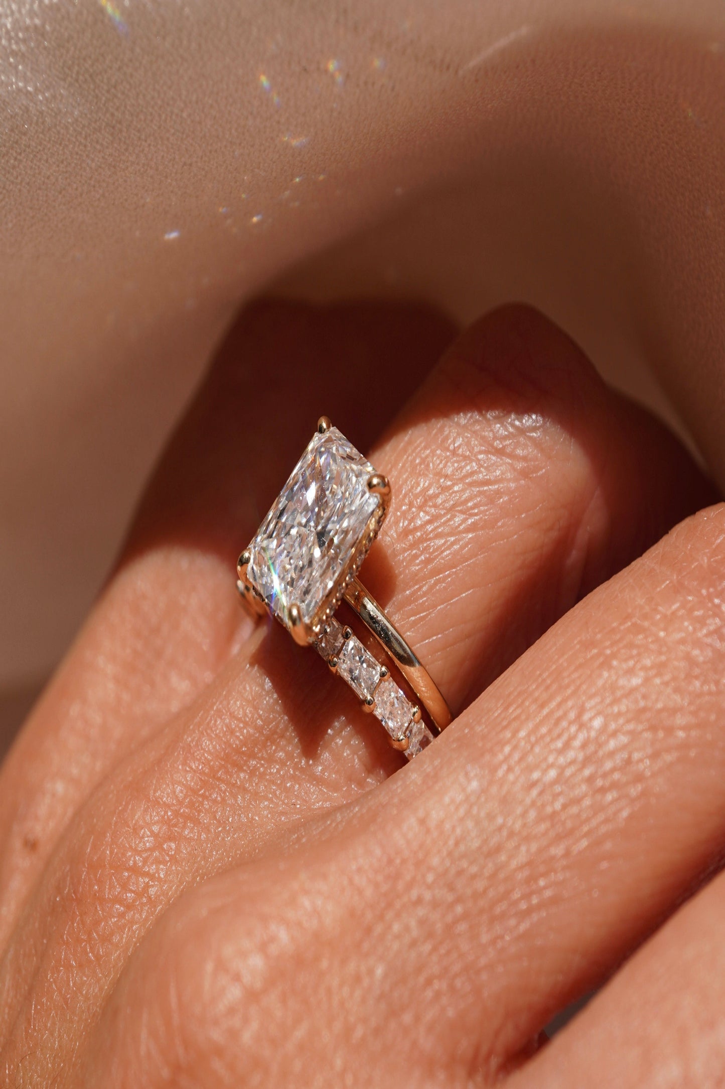0.37 CT Round Full Eternity Lab Grown Diamond Wedding Band