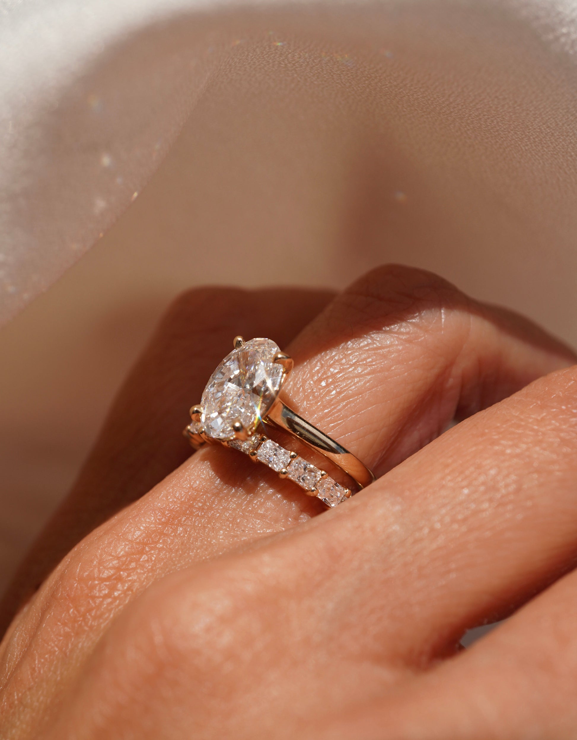 0.37 CT Round Full Eternity Lab Grown Diamond Wedding Band