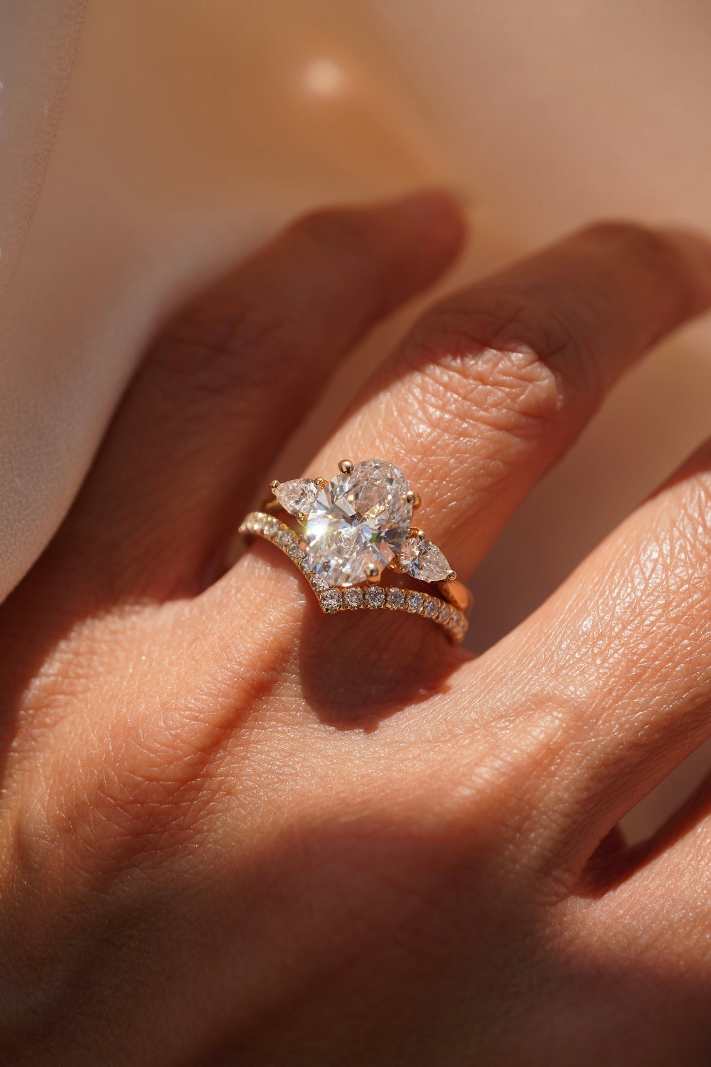 0.37 CT Round Full Eternity Lab Grown Diamond Wedding Band