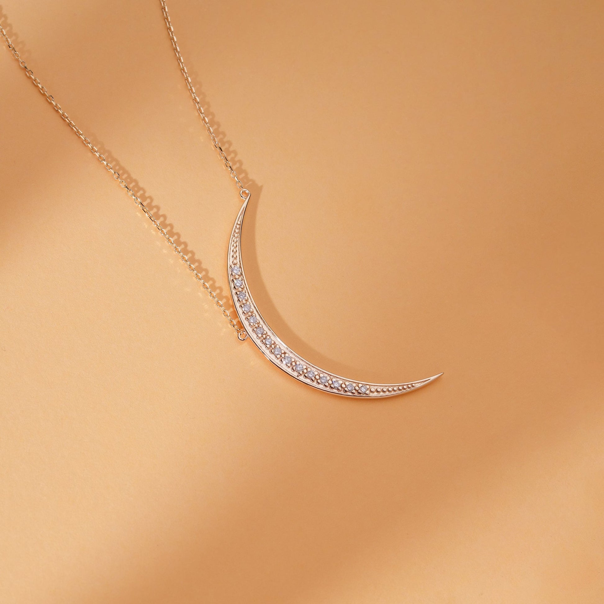 1.0 CT Round Bezel Solitaire Lab Grown Diamond Necklace
