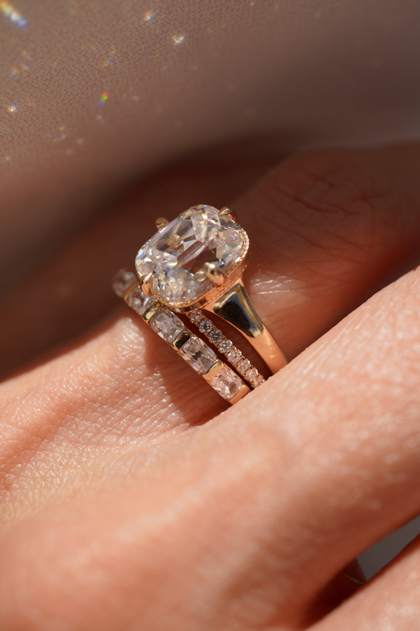 0.37 CT Round Full Eternity Lab Grown Diamond Wedding Band