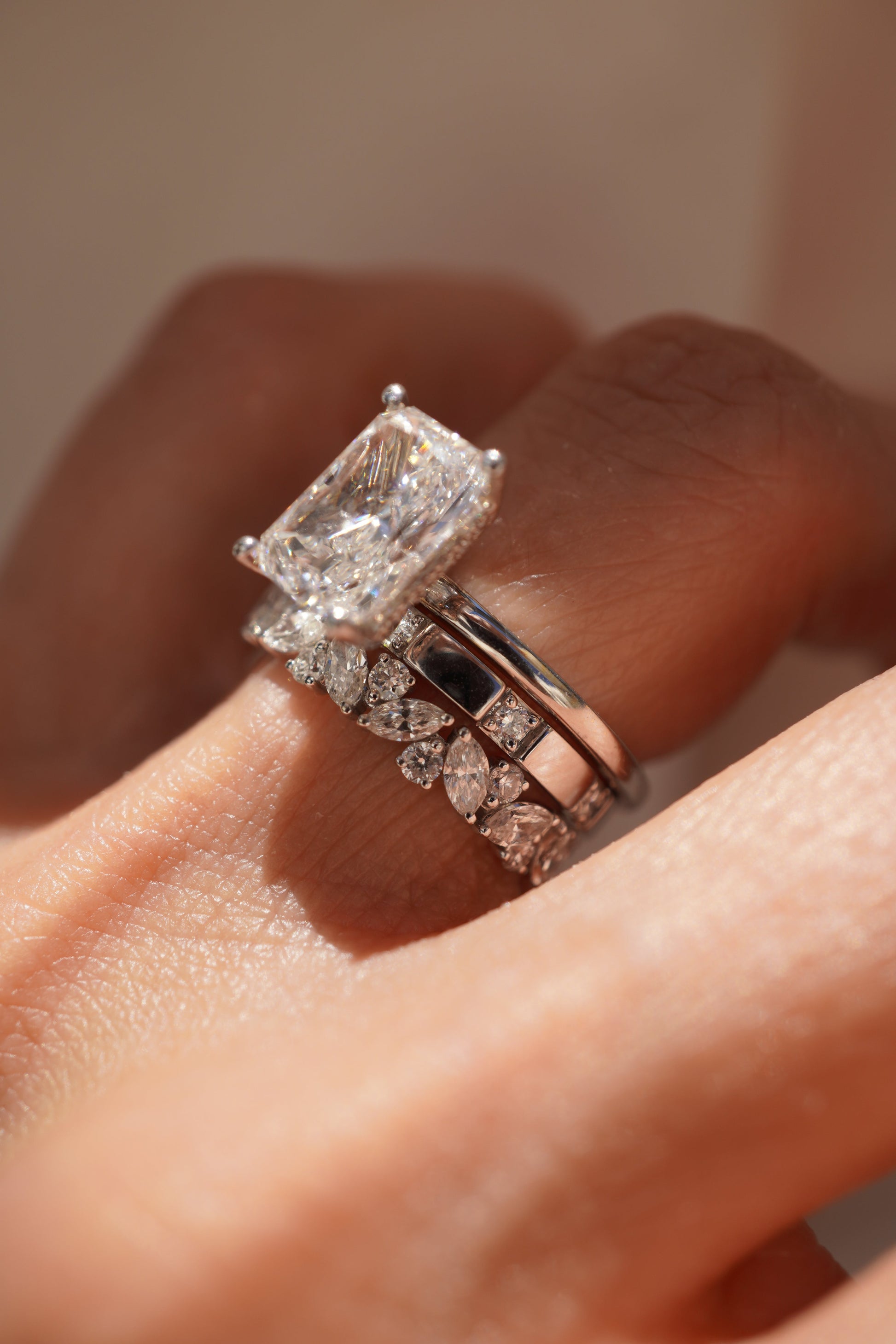 0.37 CT Round Full Eternity Lab Grown Diamond Wedding Band