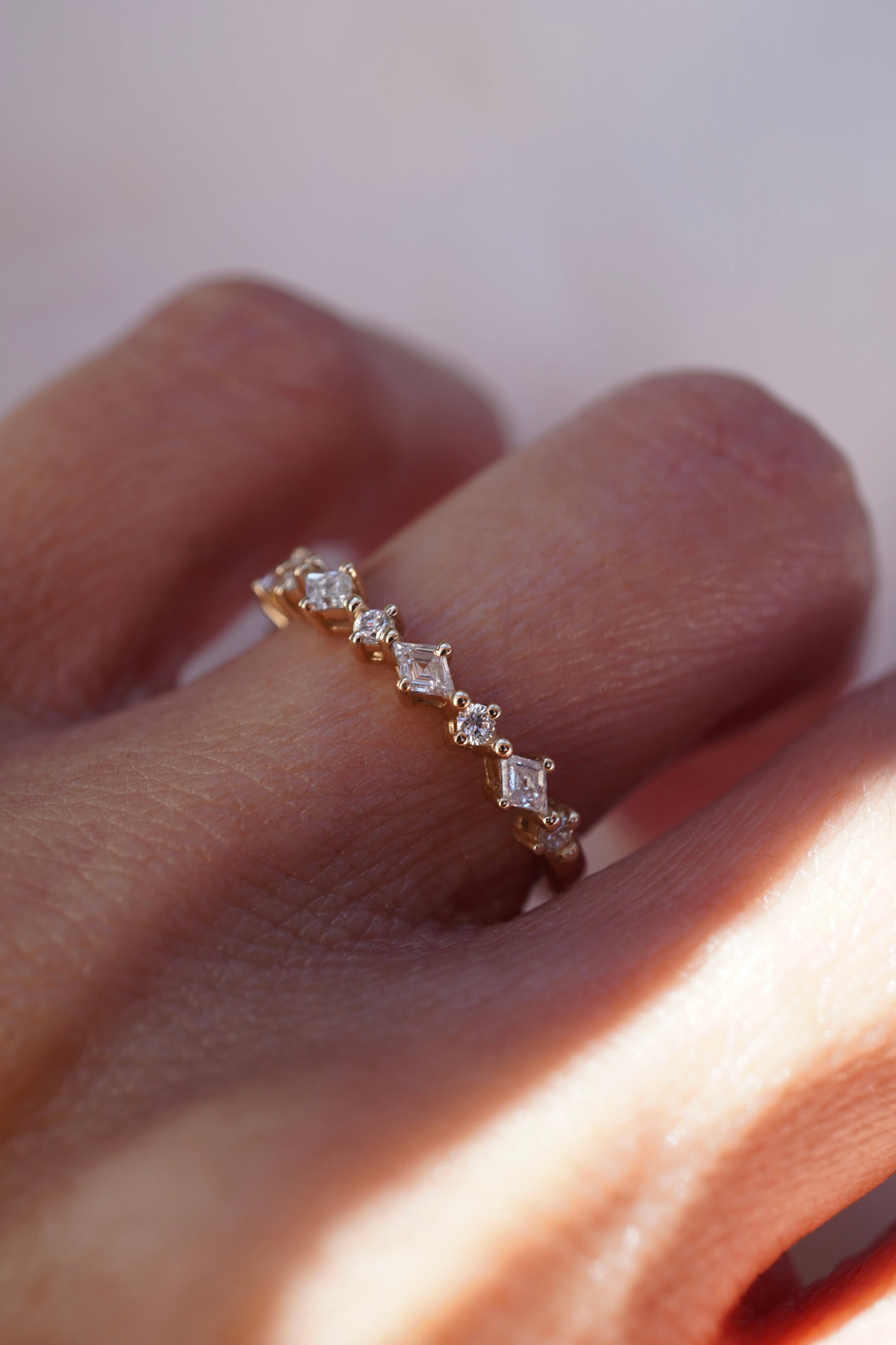 0.37 CT Round Full Eternity Lab Grown Diamond Wedding Band