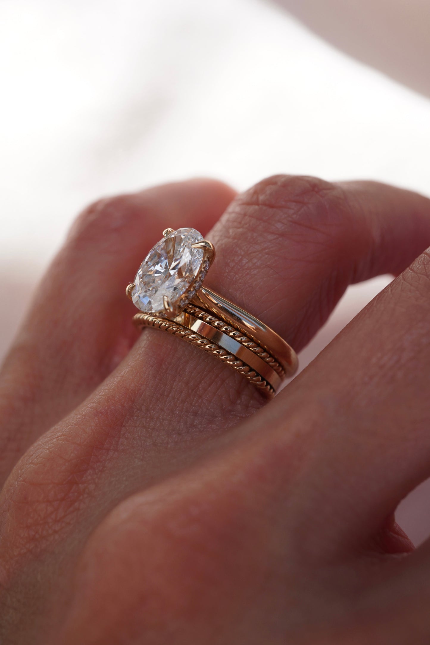0.37 CT Round Full Eternity Lab Grown Diamond Wedding Band