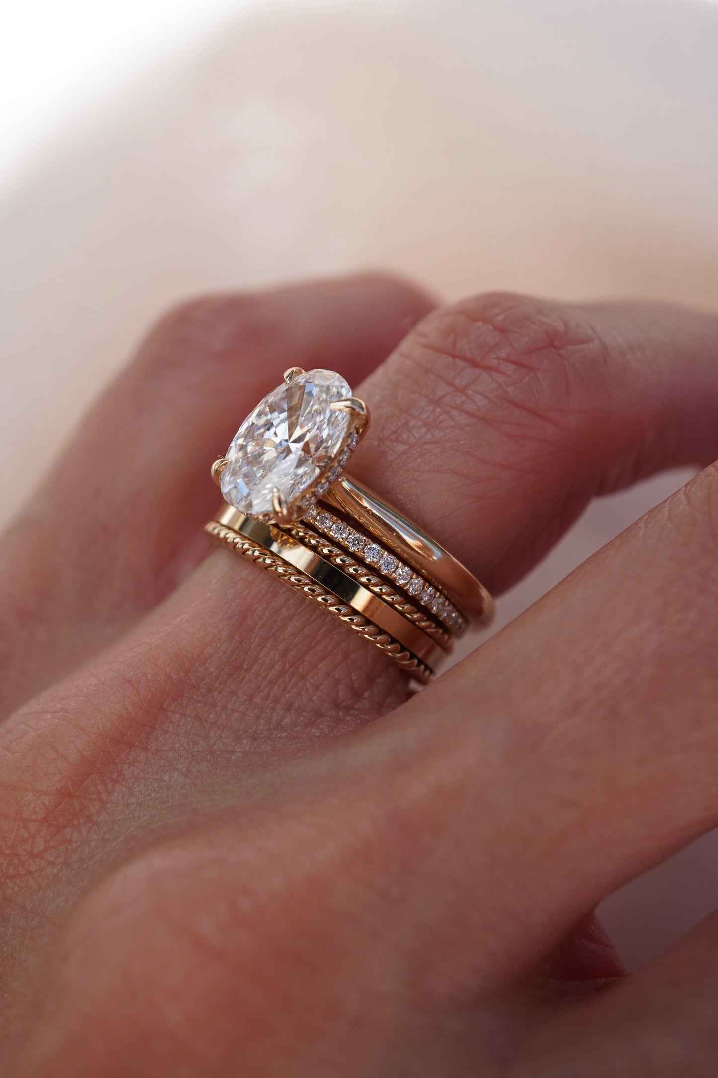 0.37 CT Round Full Eternity Lab Grown Diamond Wedding Band