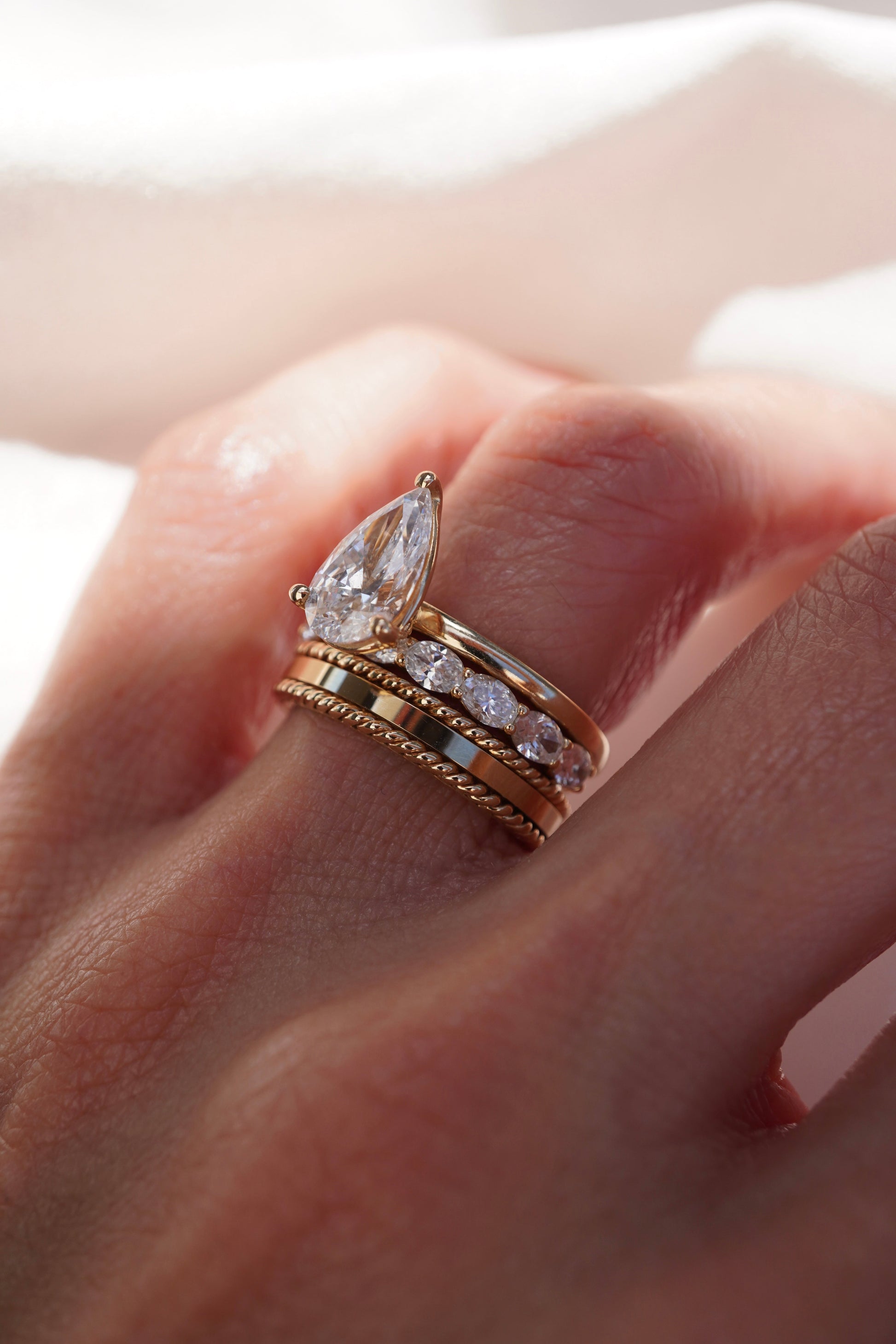 0.37 CT Round Full Eternity Lab Grown Diamond Wedding Band