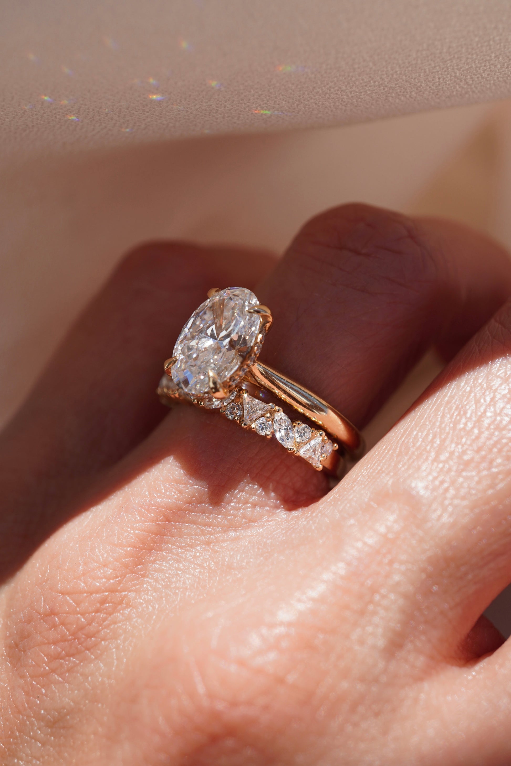 0.37 CT Round Full Eternity Lab Grown Diamond Wedding Band