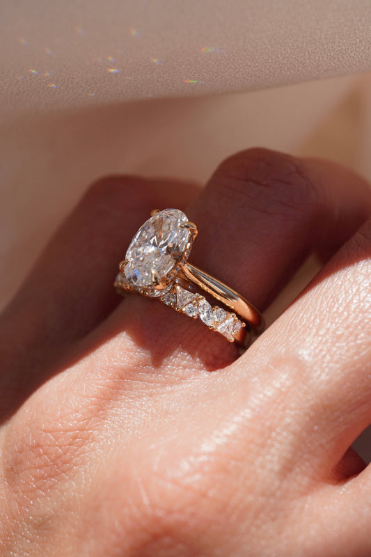 0.37 CT Round Full Eternity Lab Grown Diamond Wedding Band