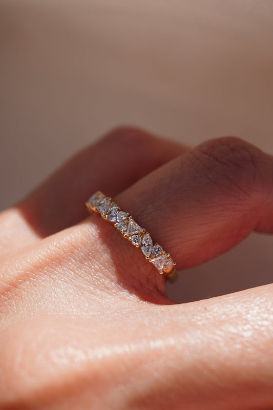 0.37 CT Round Full Eternity Lab Grown Diamond Wedding Band