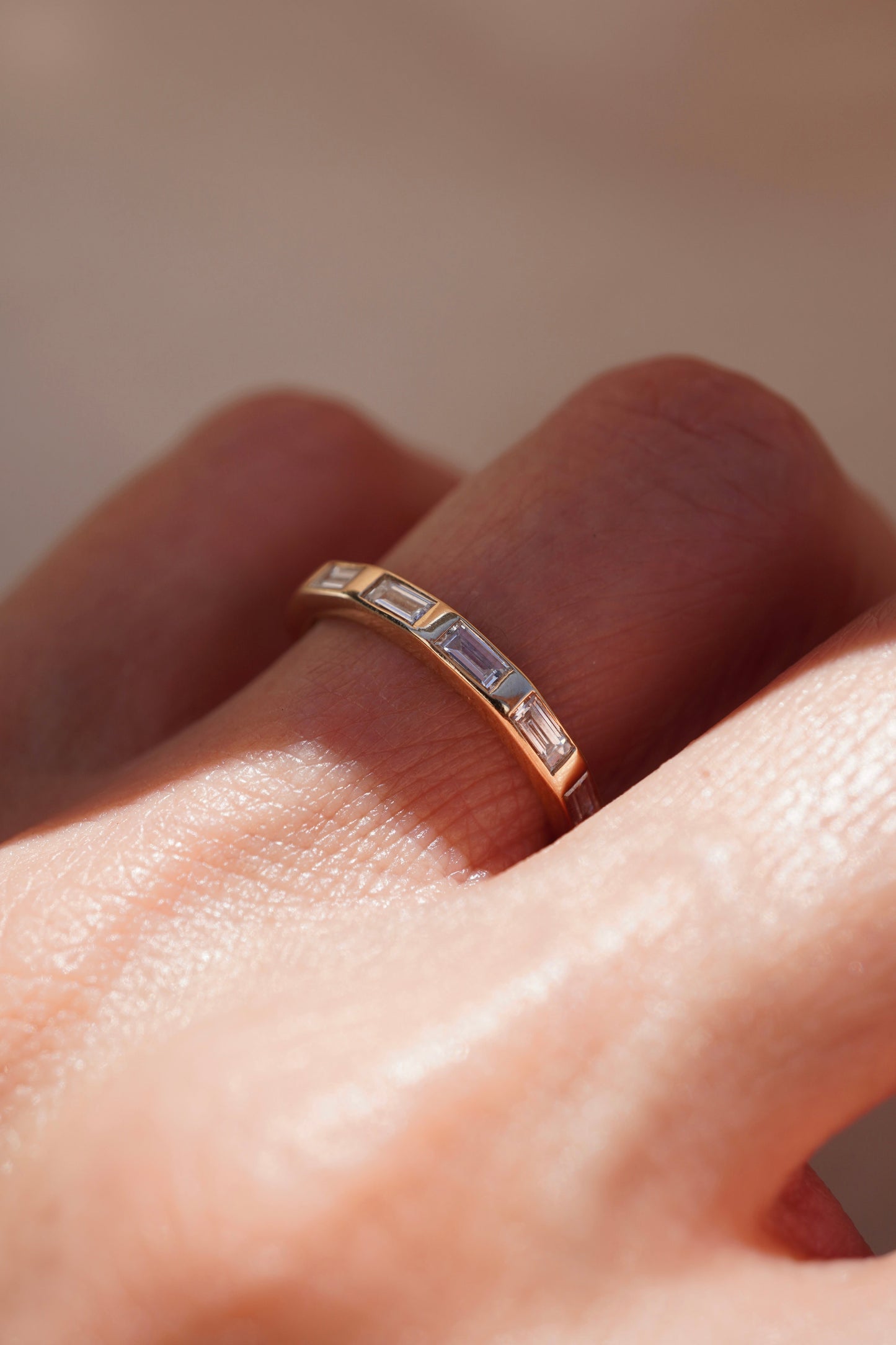 0.37 CT Round Full Eternity Lab Grown Diamond Wedding Band