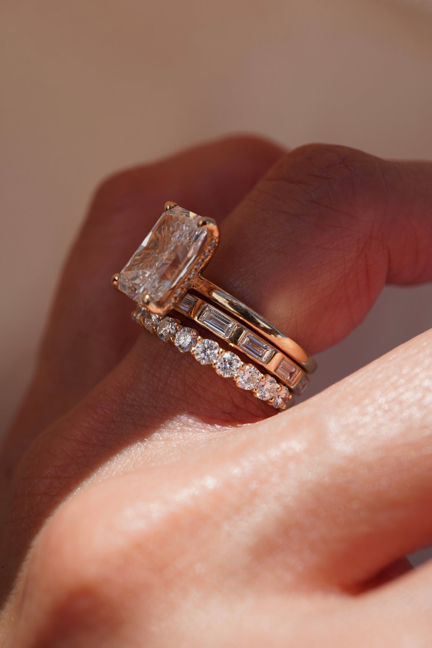0.37 CT Round Full Eternity Lab Grown Diamond Wedding Band