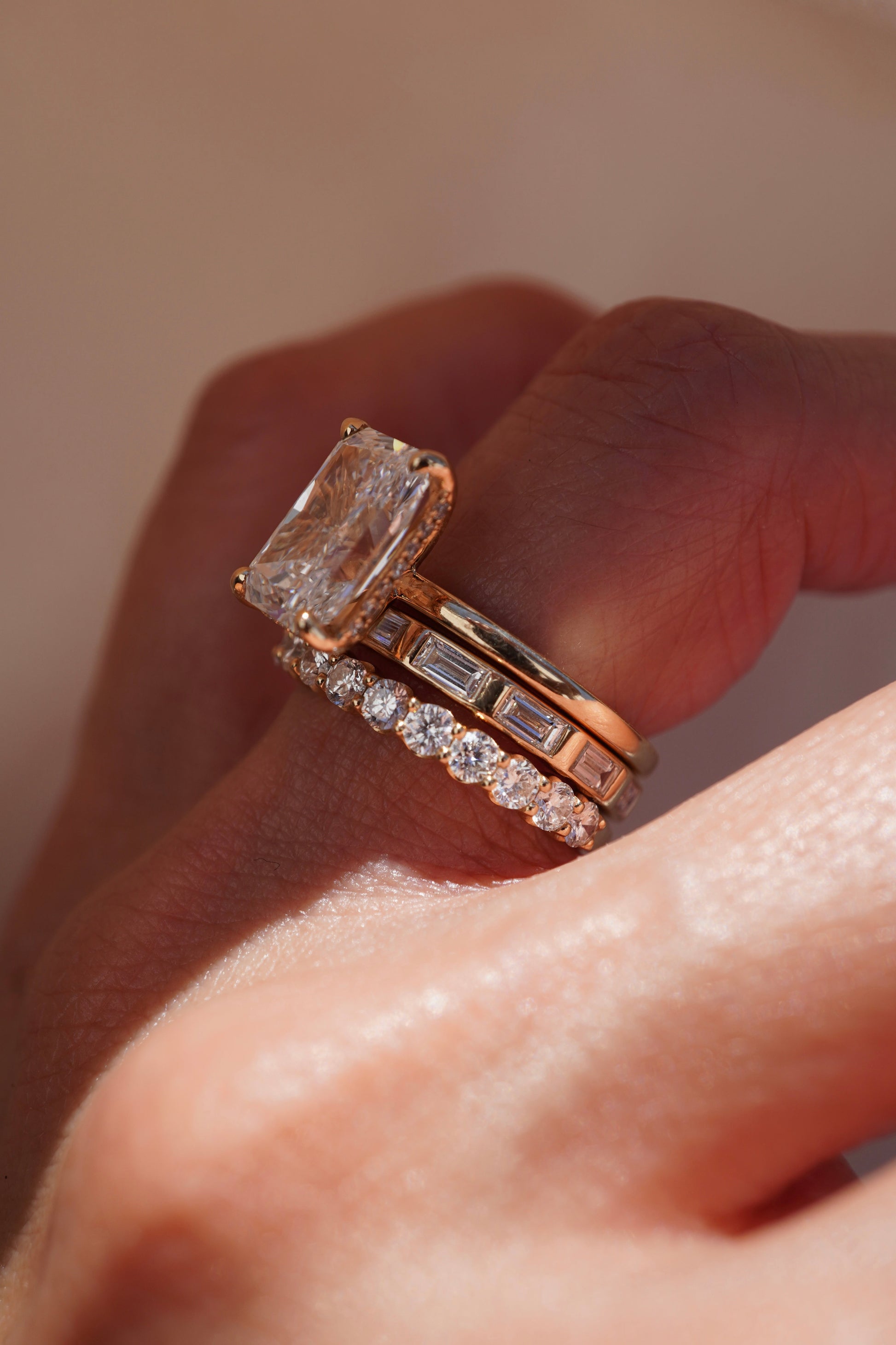 0.37 CT Round Full Eternity Lab Grown Diamond Wedding Band