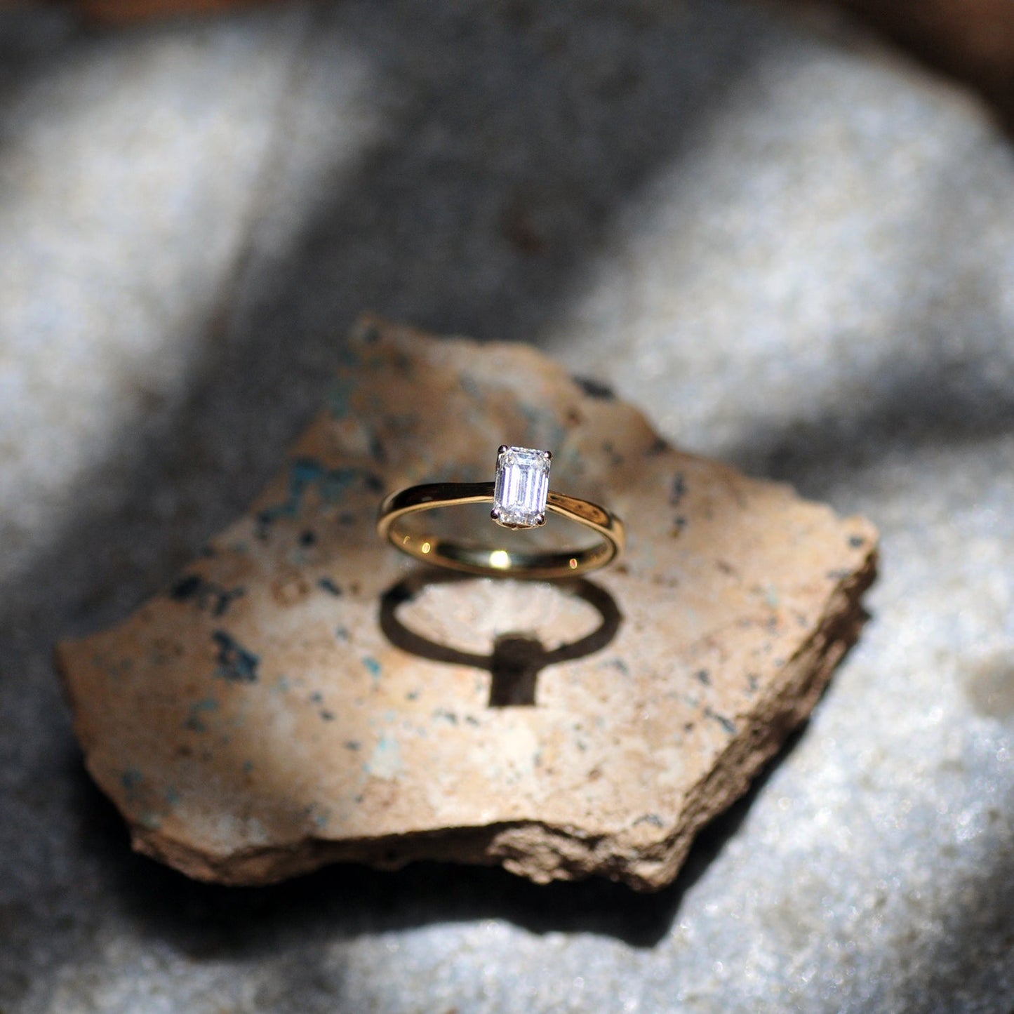 2 CT Round Three Stones Lab Grown Diamond Engagement Ring