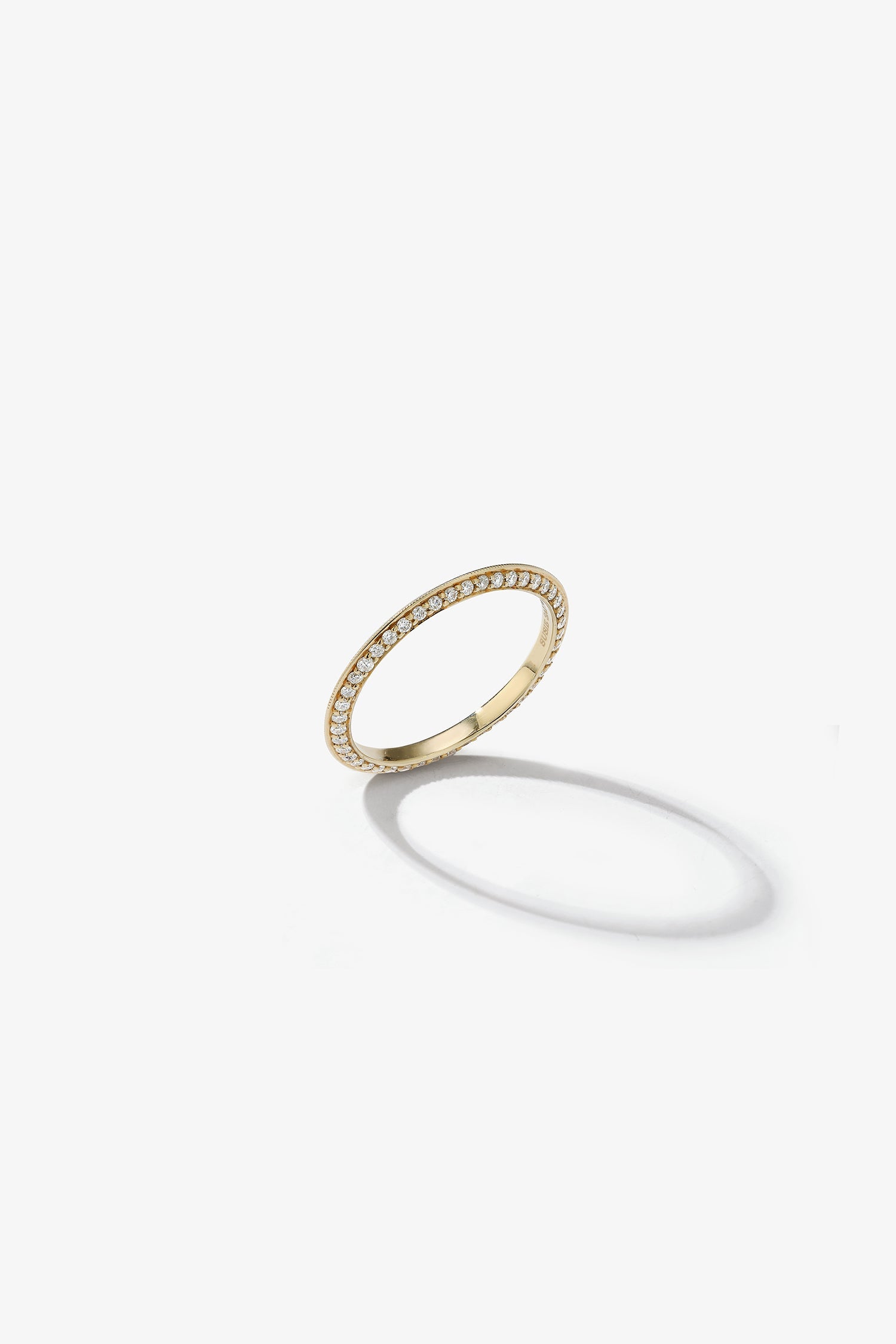 0.37 CT Round Full Eternity Lab Grown Diamond Wedding Band