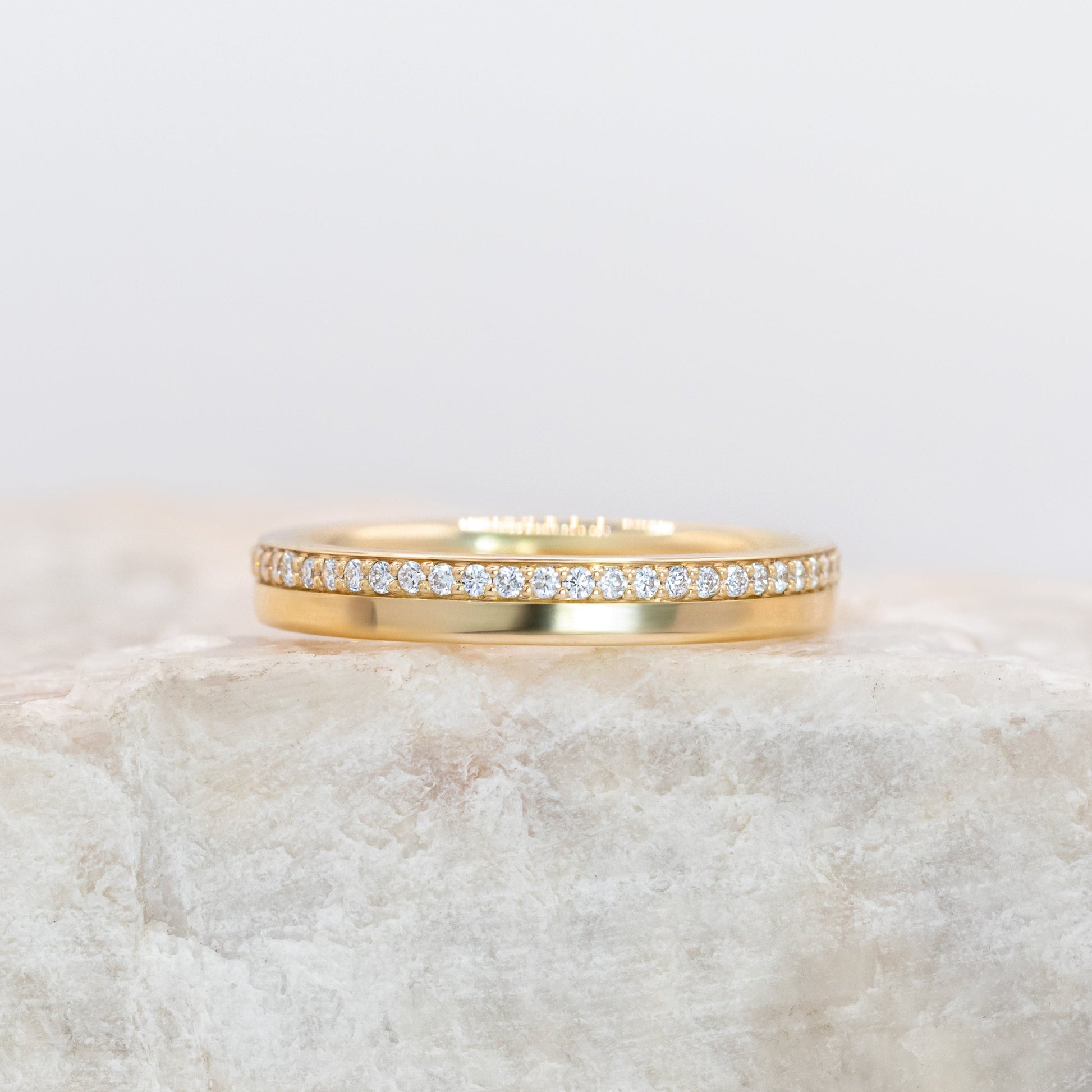 0.37 CT Round Full Eternity Lab Grown Diamond Wedding Band