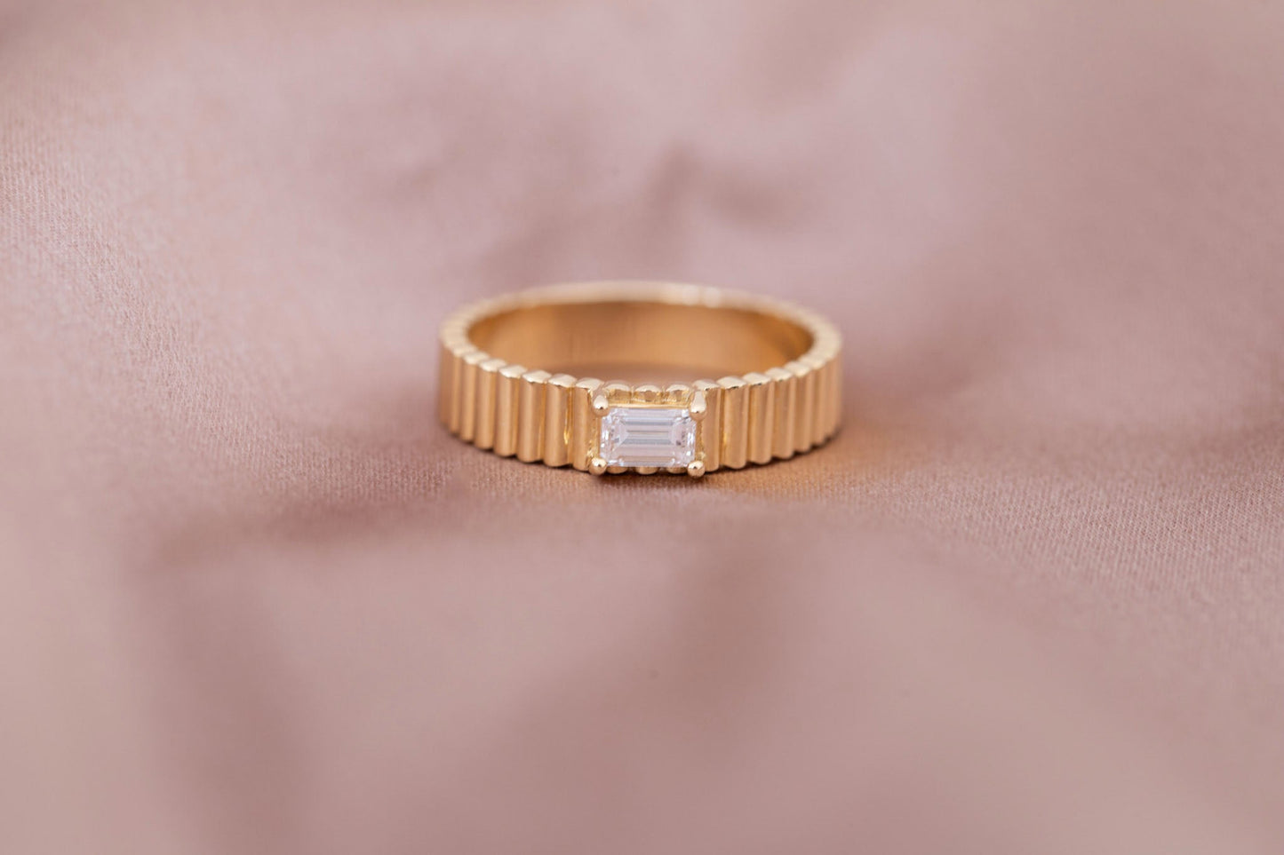 2 CT Round Three Stones Lab Grown Diamond Engagement Ring