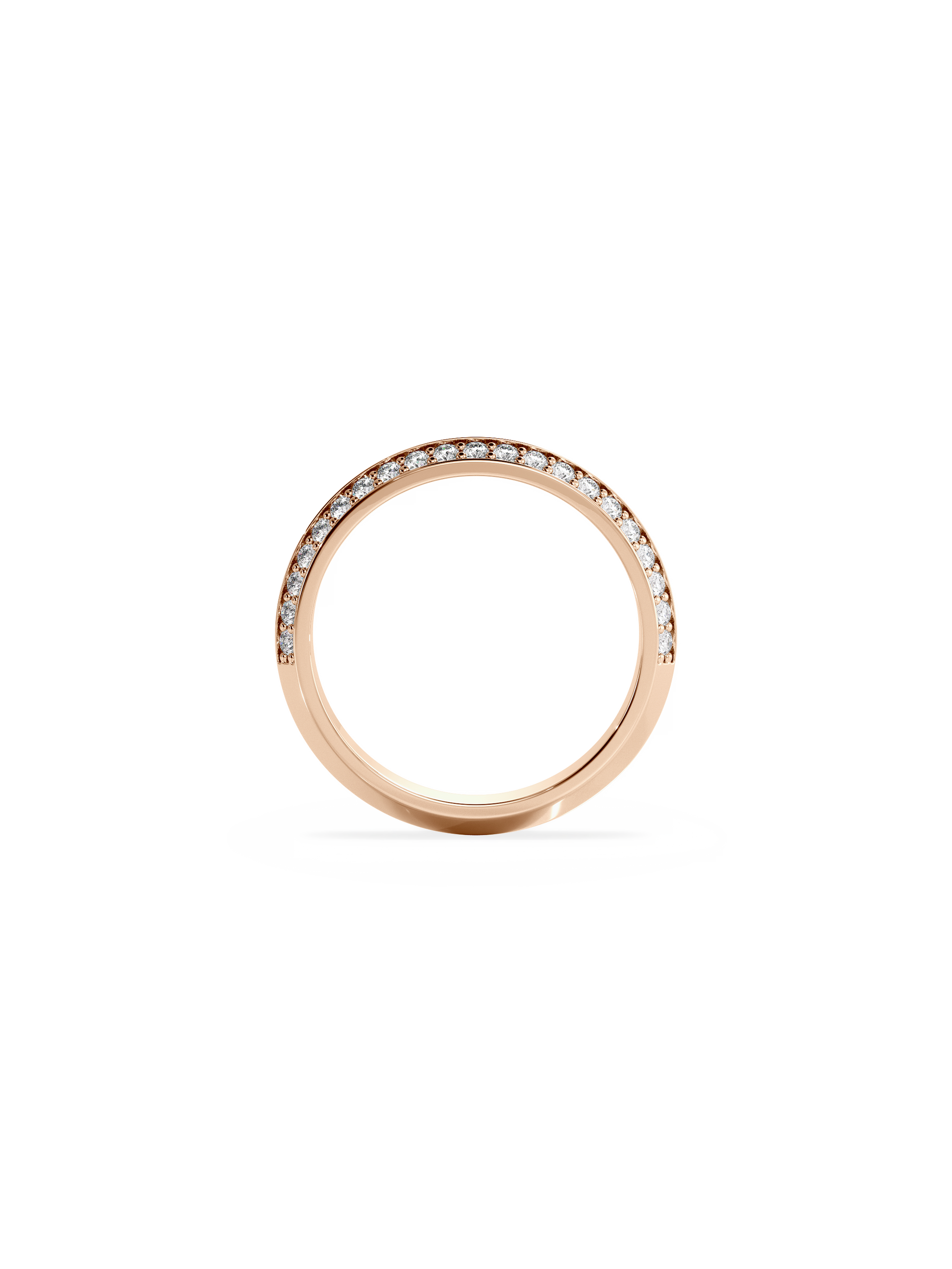 0.37 CT Round Full Eternity Lab Grown Diamond Wedding Band