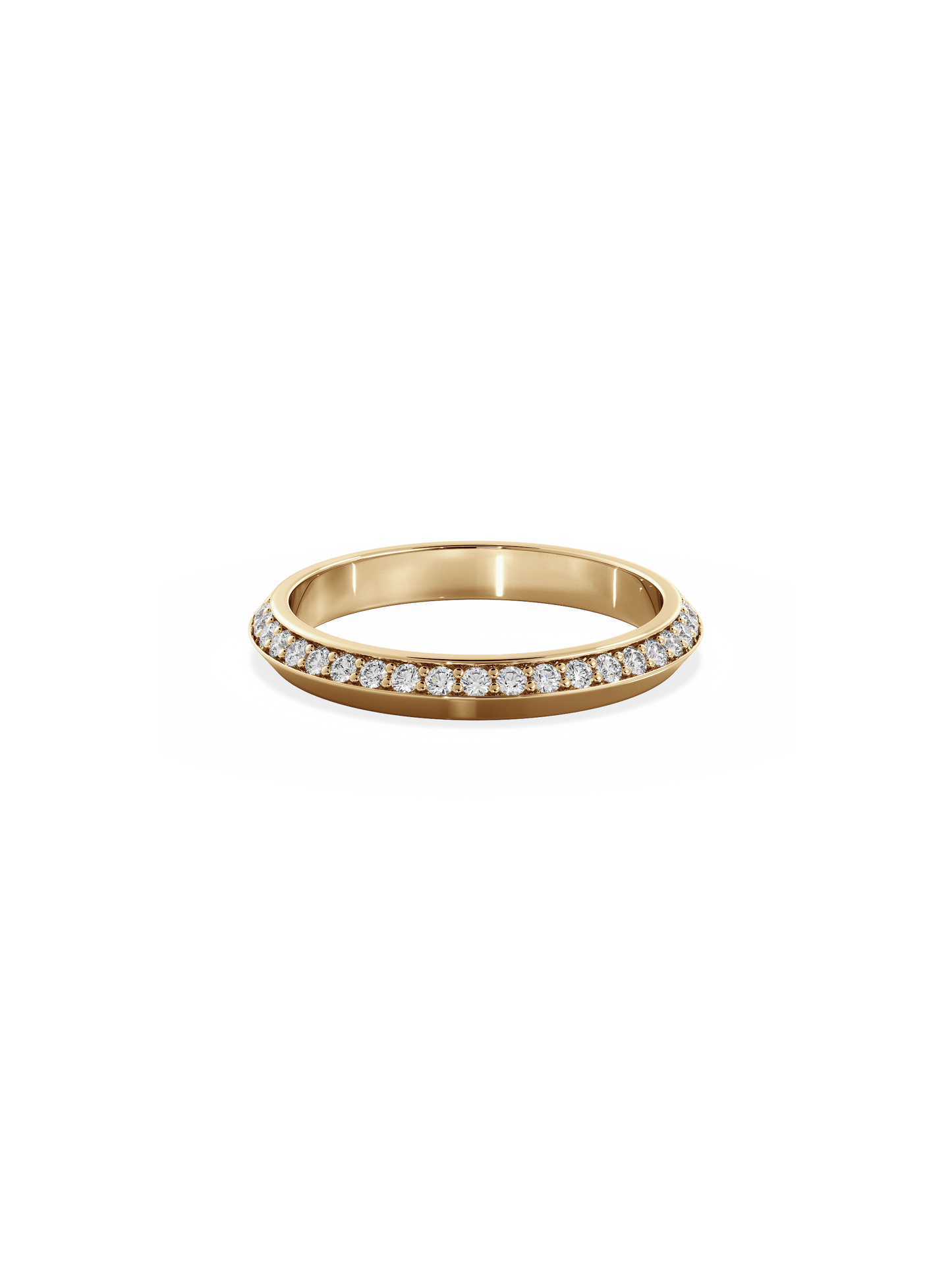 0.37 CT Round Full Eternity Lab Grown Diamond Wedding Band