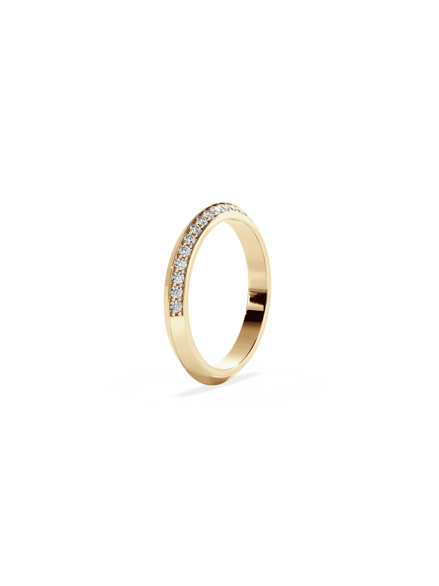0.37 CT Round Full Eternity Lab Grown Diamond Wedding Band
