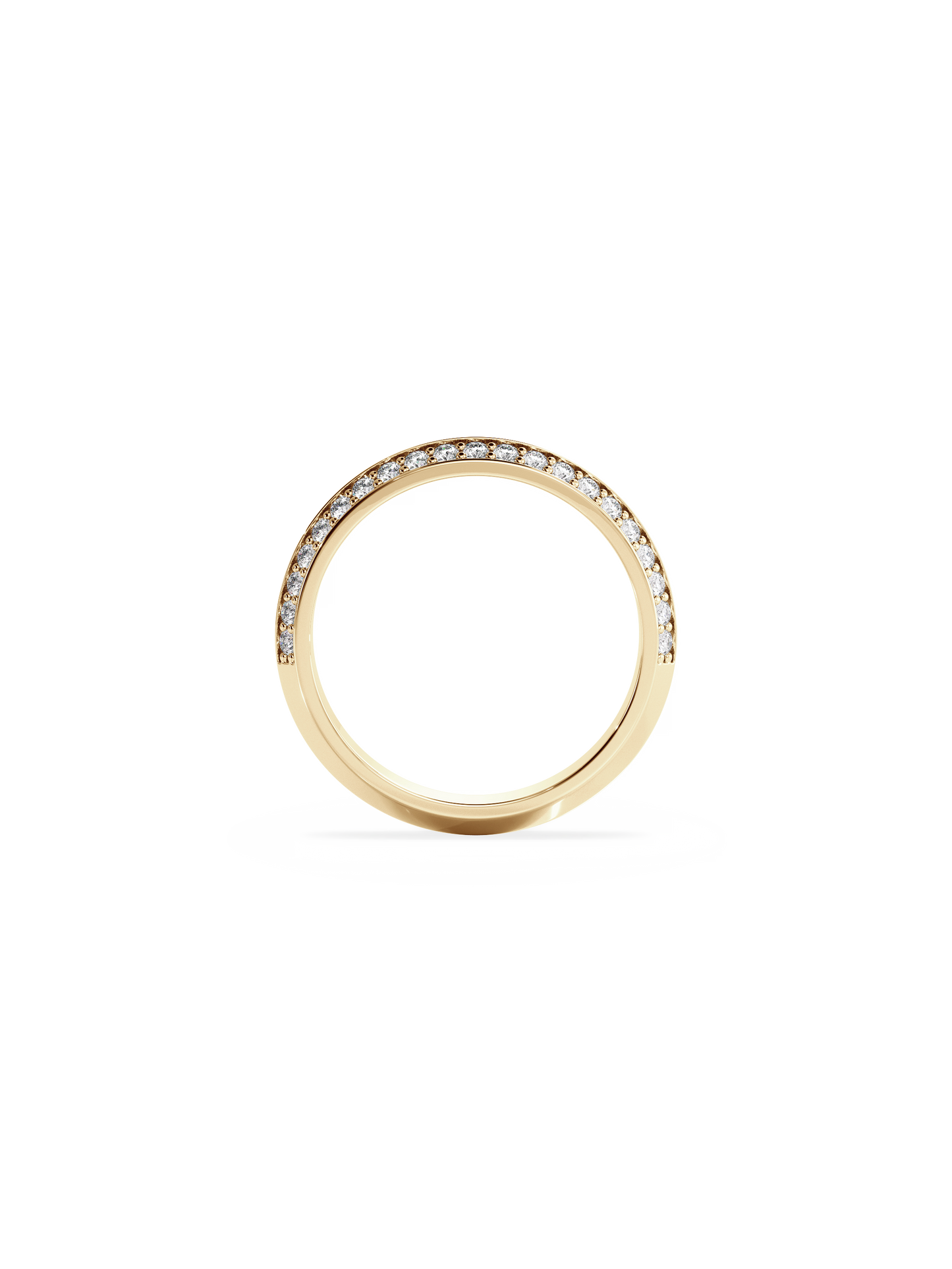 0.37 CT Round Full Eternity Lab Grown Diamond Wedding Band