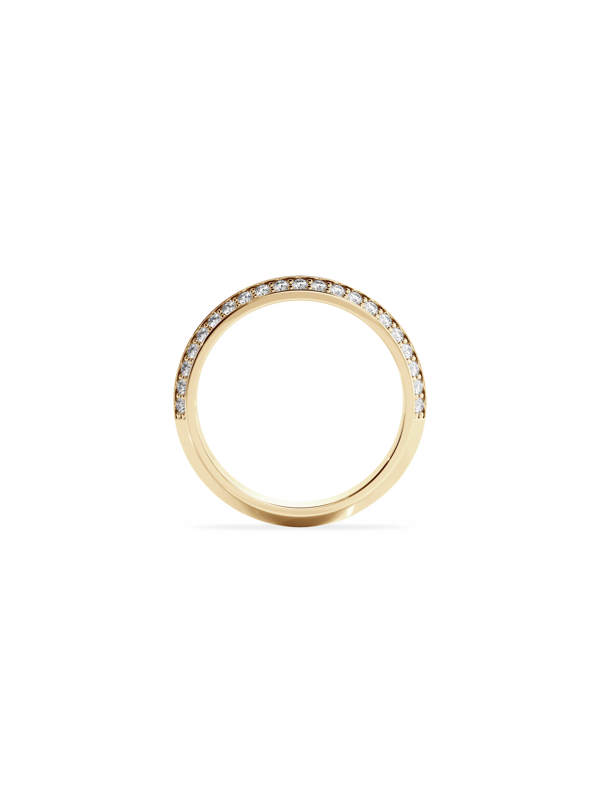 0.37 CT Round Full Eternity Lab Grown Diamond Wedding Band