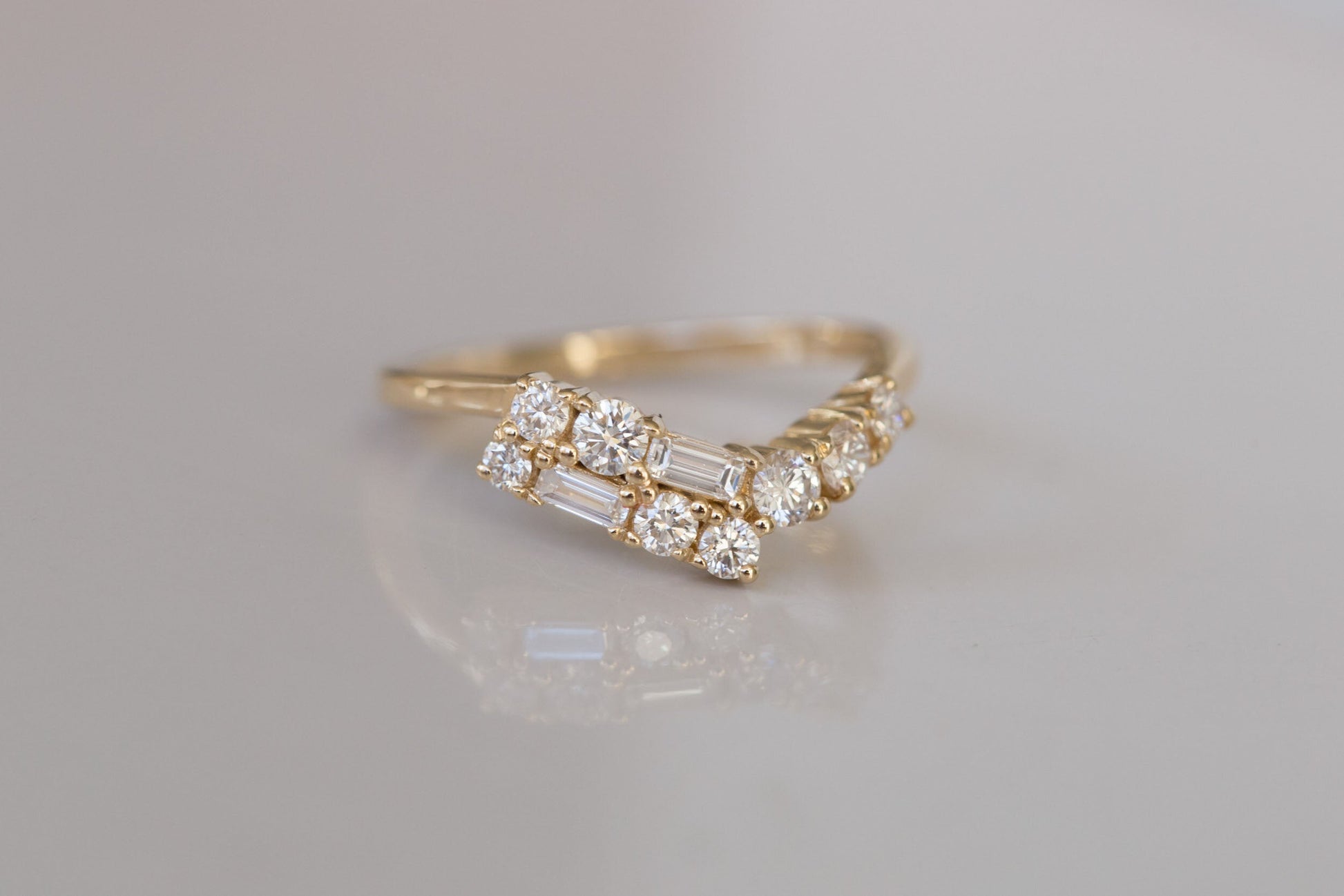 0.37 CT Round Full Eternity Lab Grown Diamond Wedding Band