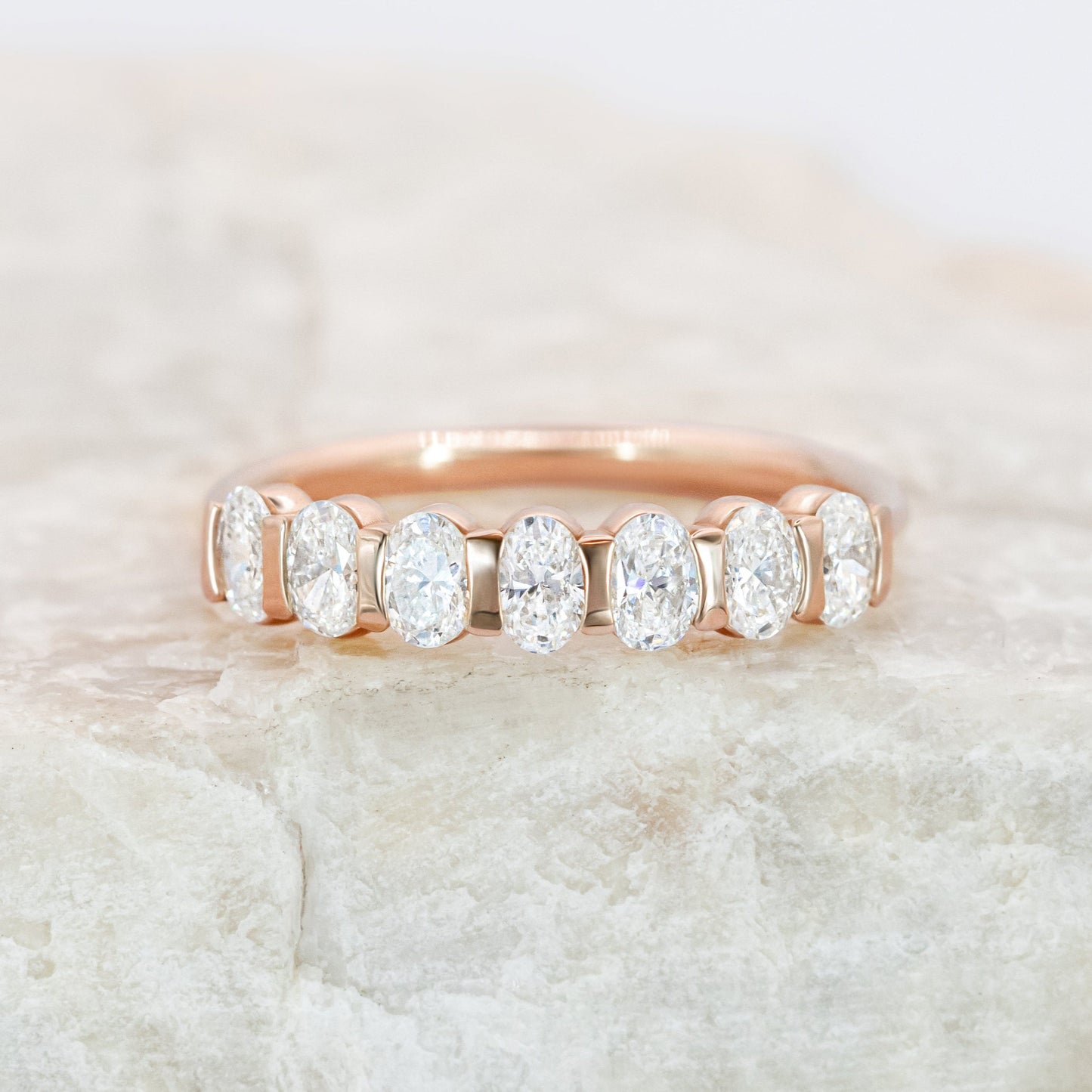 0.37 CT Round Full Eternity Lab Grown Diamond Wedding Band