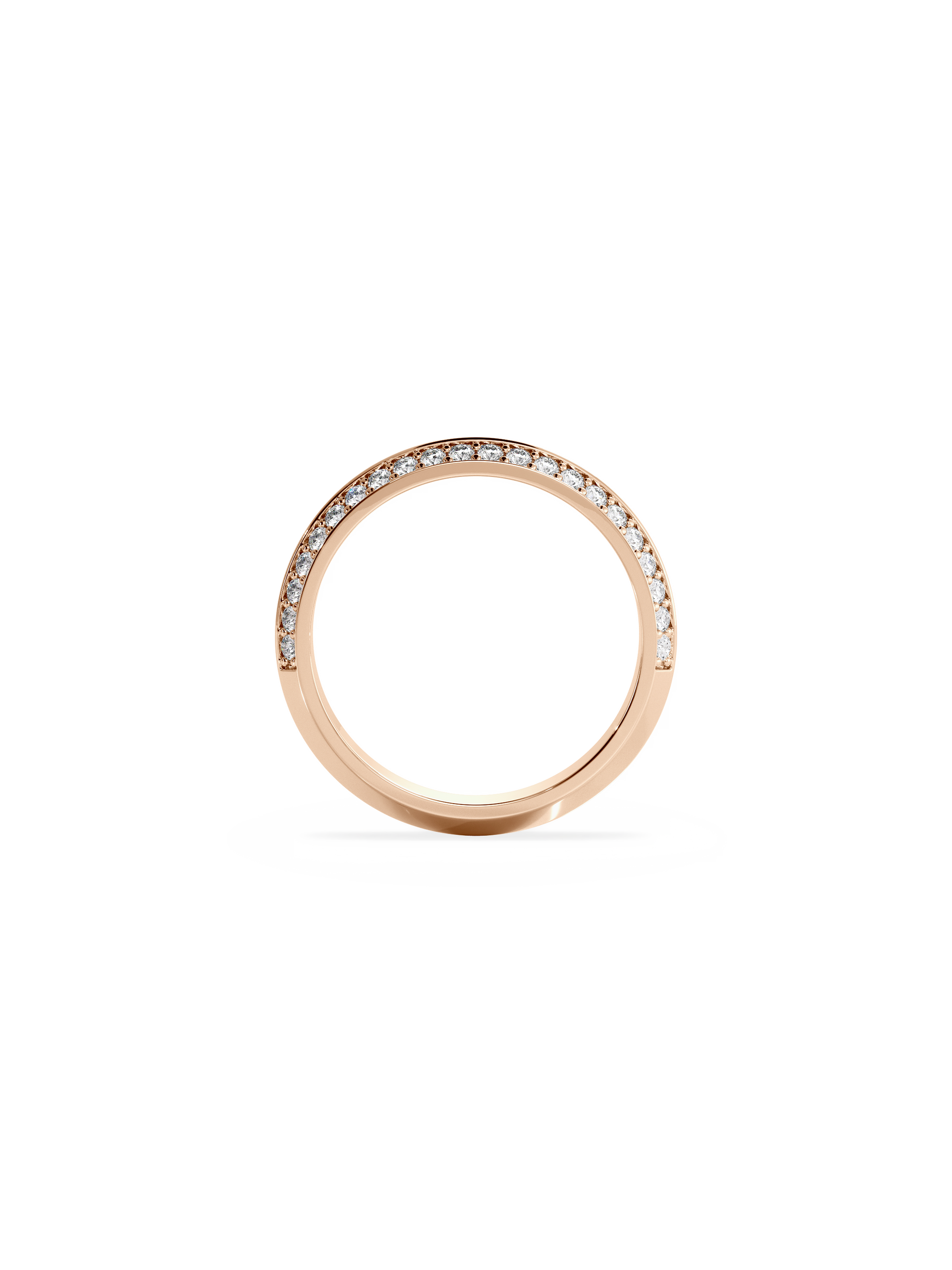 0.37 CT Round Full Eternity Lab Grown Diamond Wedding Band