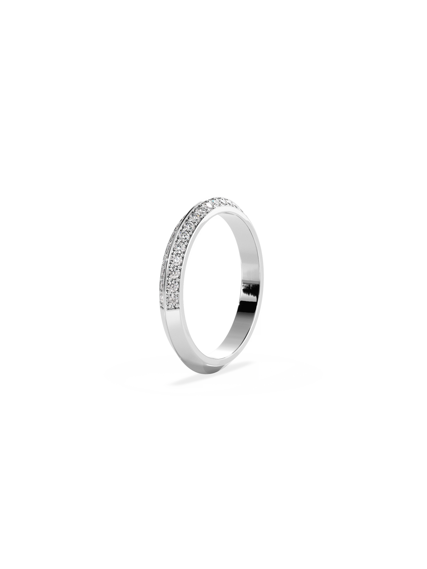 0.37 CT Round Full Eternity Lab Grown Diamond Wedding Band