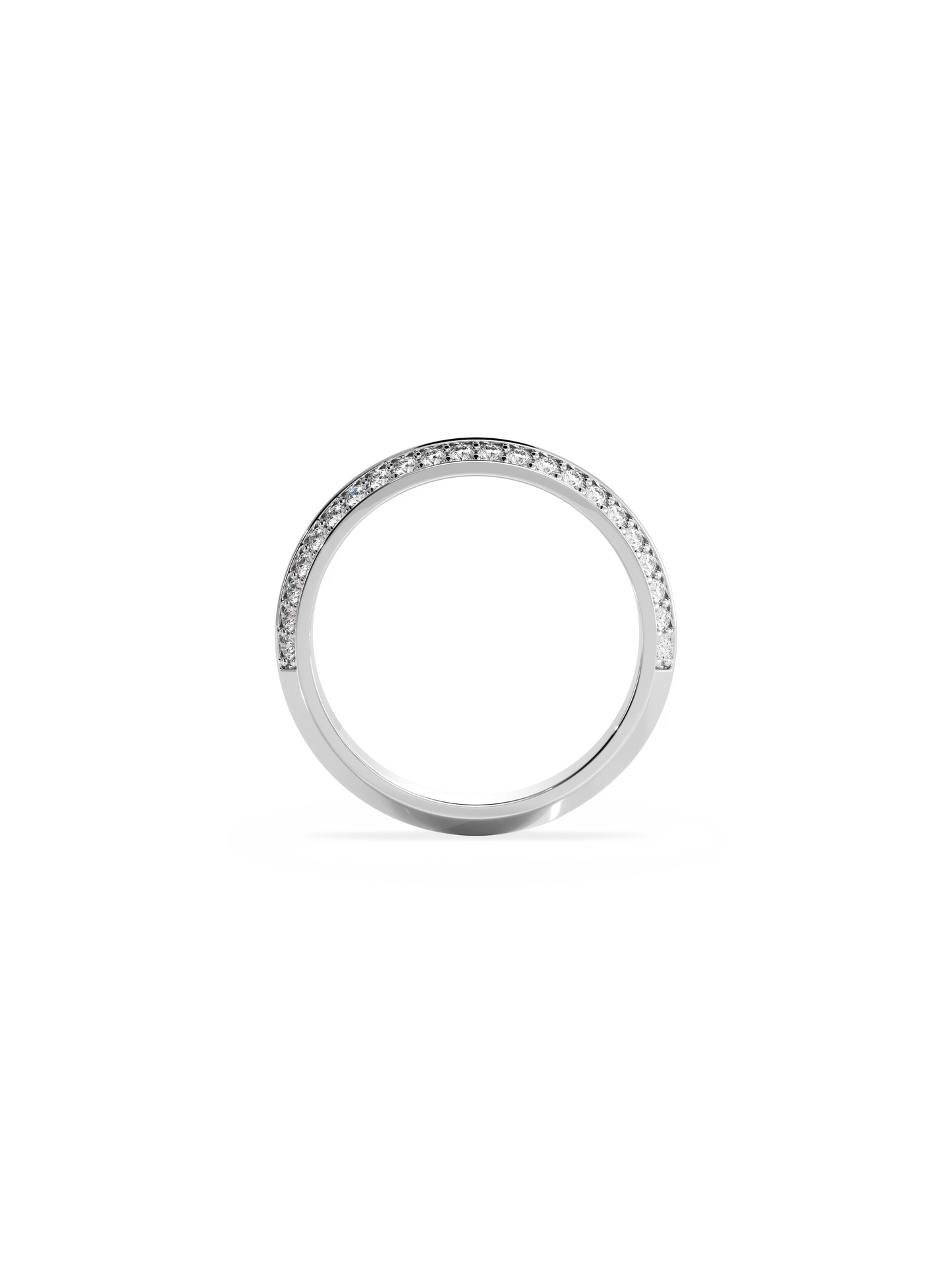 0.37 CT Round Full Eternity Lab Grown Diamond Wedding Band