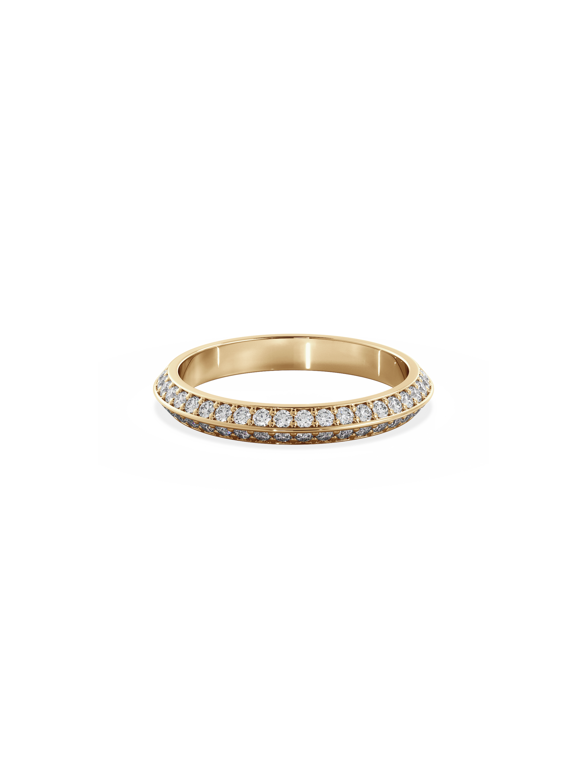 0.37 CT Round Full Eternity Lab Grown Diamond Wedding Band