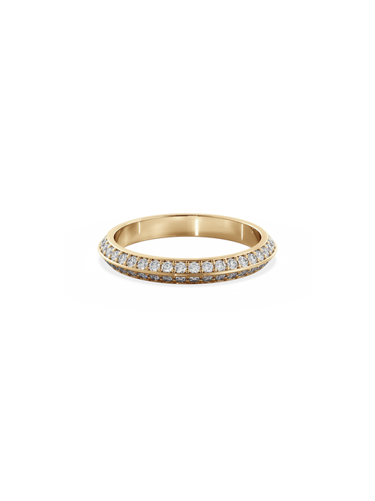 0.37 CT Round Full Eternity Lab Grown Diamond Wedding Band
