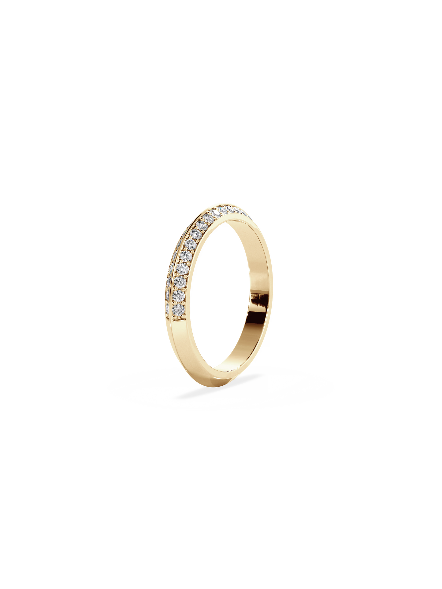 0.37 CT Round Full Eternity Lab Grown Diamond Wedding Band