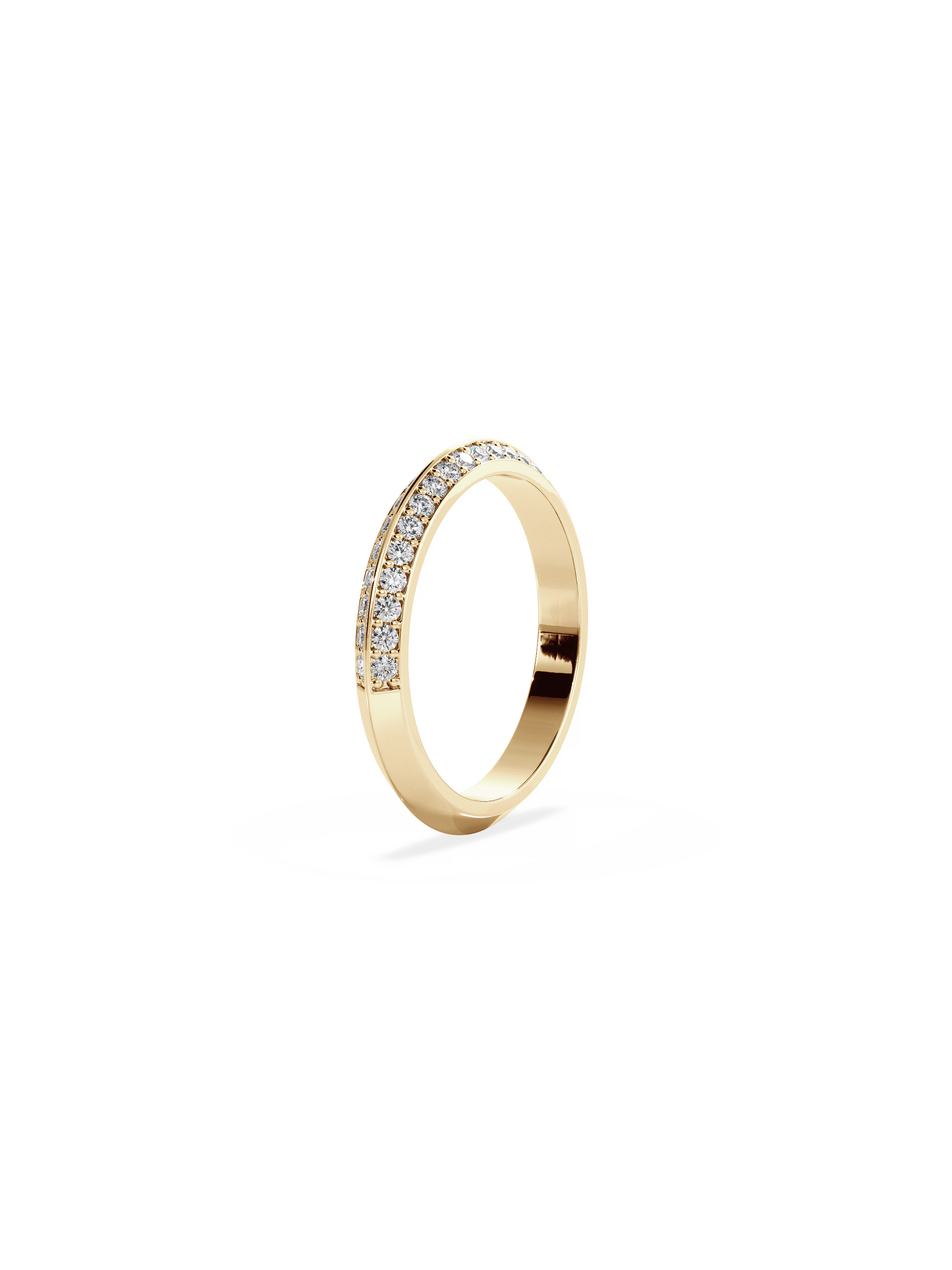 0.37 CT Round Full Eternity Lab Grown Diamond Wedding Band