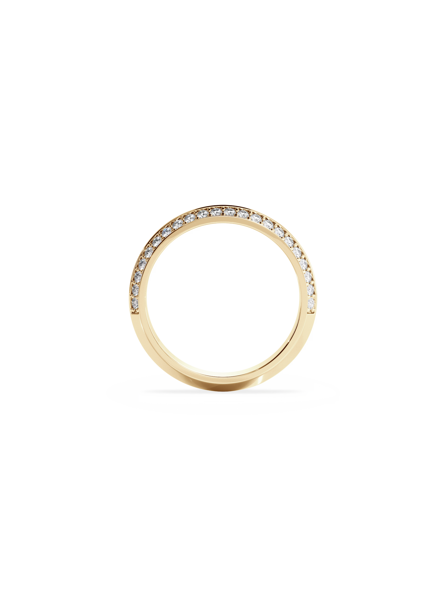 0.37 CT Round Full Eternity Lab Grown Diamond Wedding Band