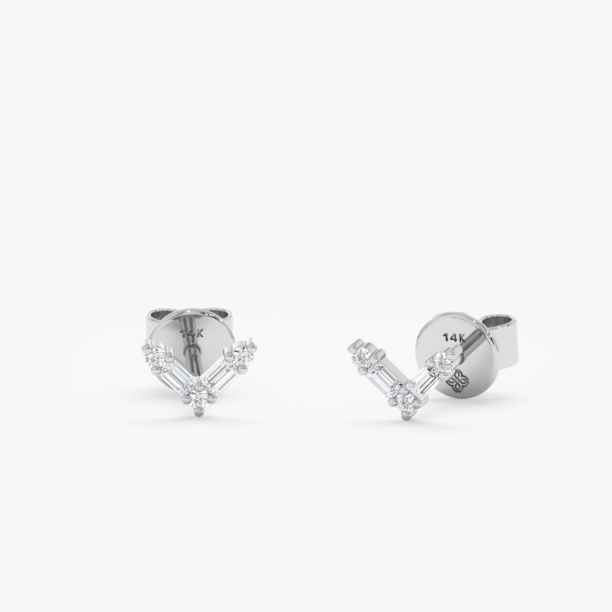 1.0 CT Round Bezel Solitaire Lab Grown Diamond Earrings