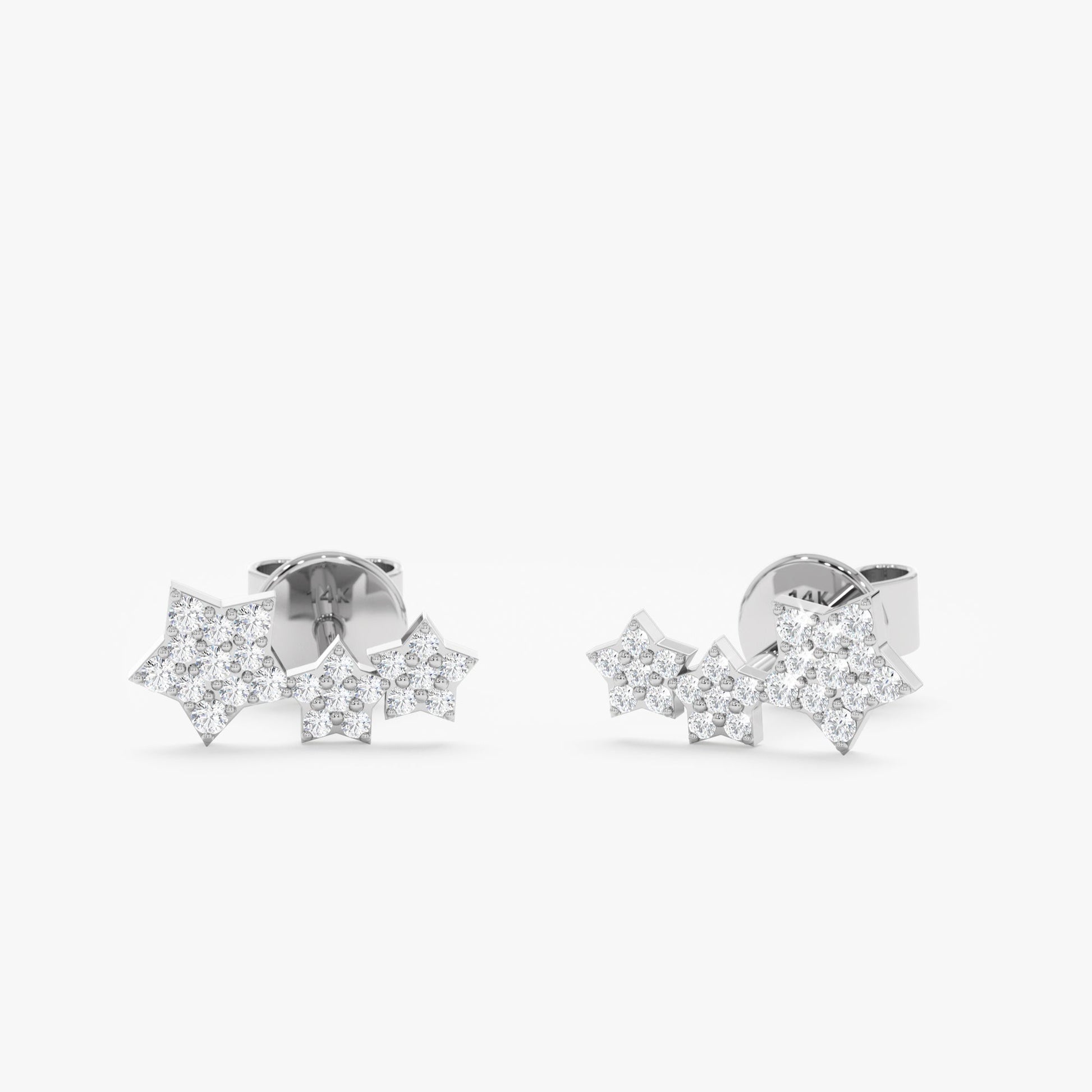 1.0 CT Round Bezel Solitaire Lab Grown Diamond Earrings