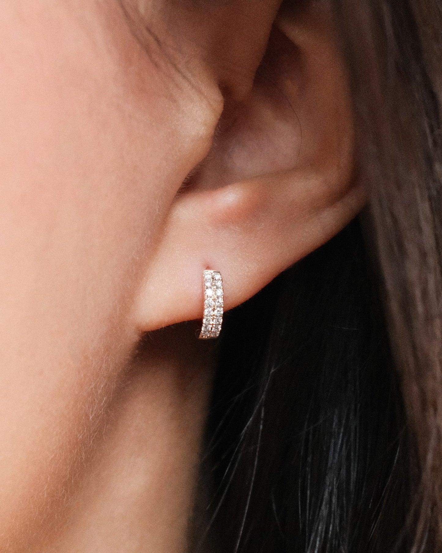 1.0 CT Round Bezel Solitaire Lab Grown Diamond Earrings