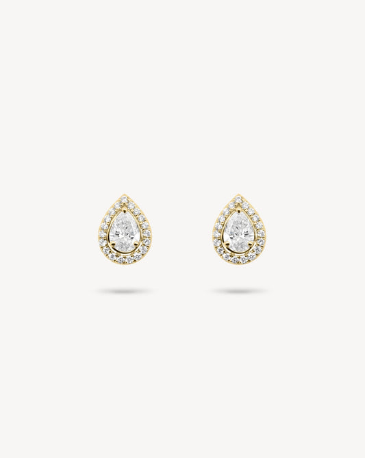 1.0 CT Round Bezel Solitaire Lab Grown Diamond Earrings